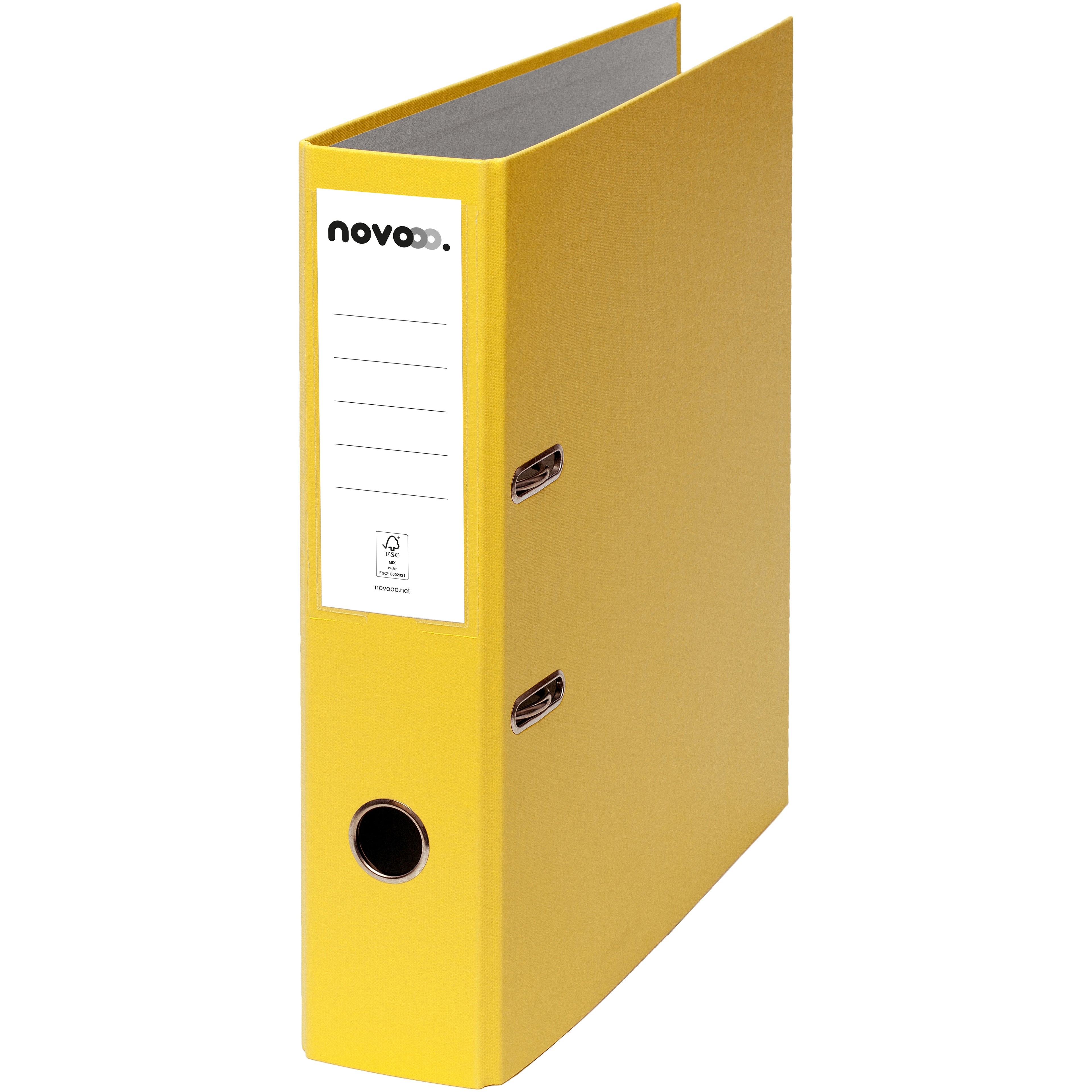 NOVOOO Pro Classeur 7cm 10349720NO2U jaune A4
