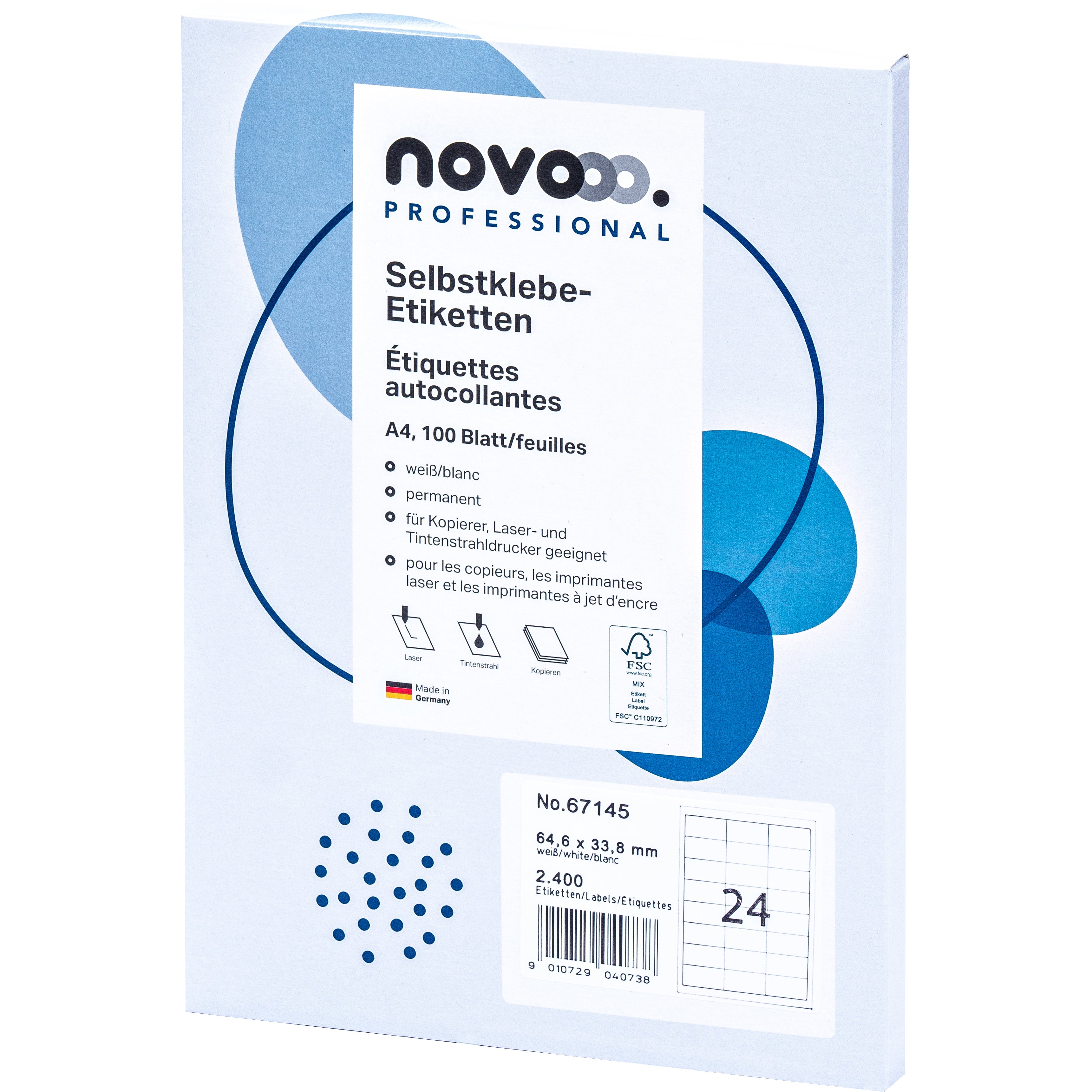 NOVOOO    Etiquette          64.6x33.8mm