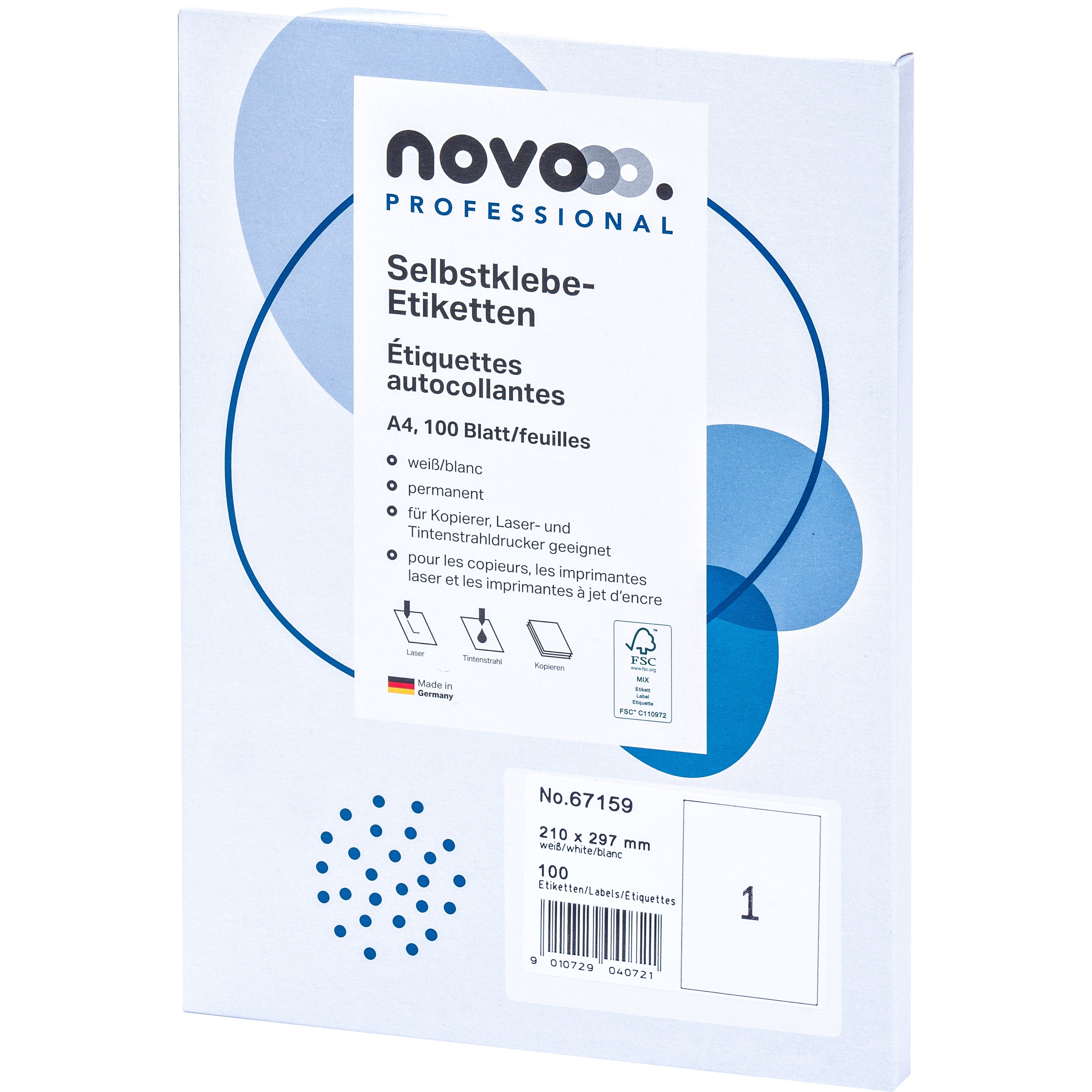 NOVOOO    Etiquette            210x297mm