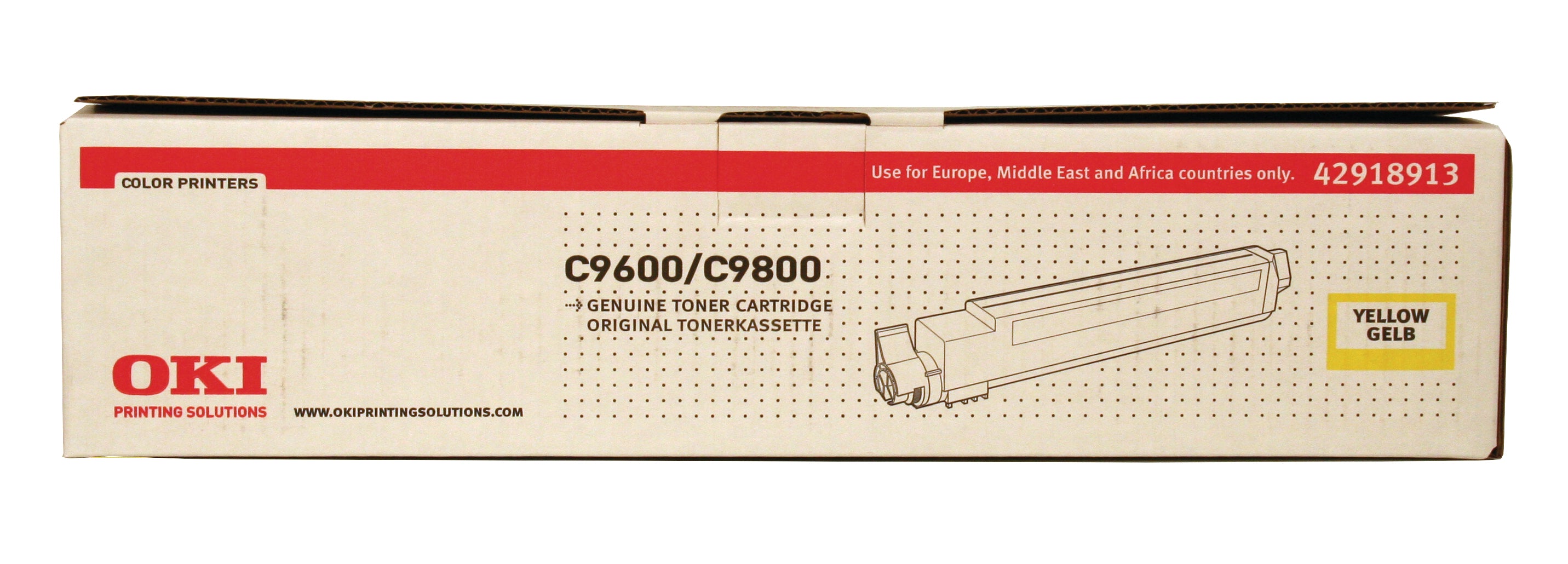 OKI Toner yellow 42918913 C9600 15'000 pages