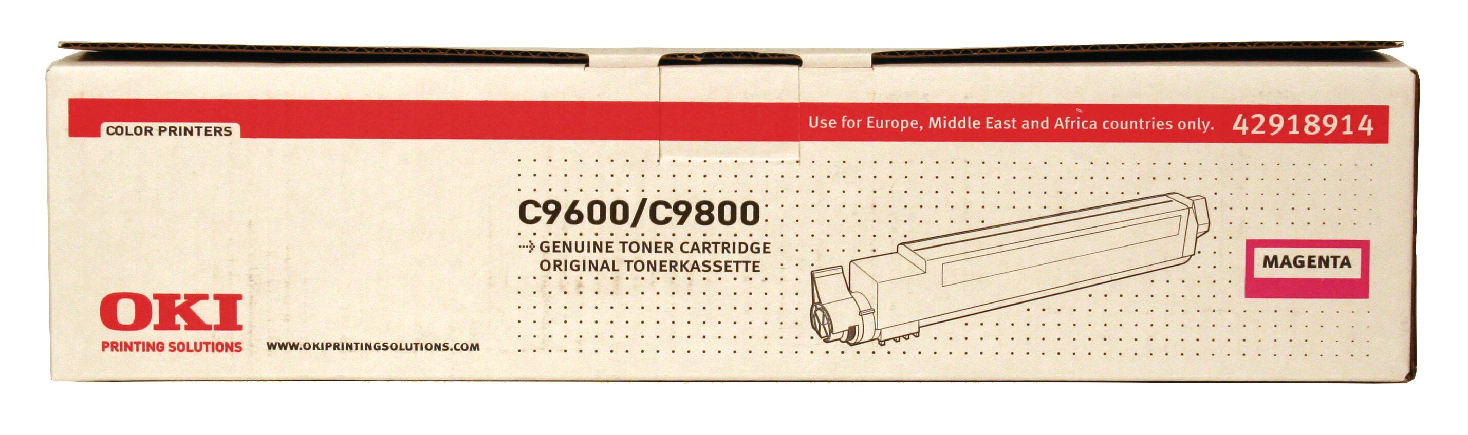 OKI Toner magenta 42918914 C9600 15'000 pages