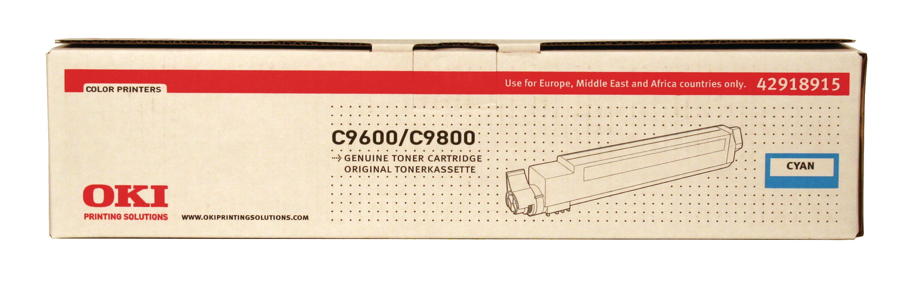 OKI Toner cyan 42918915 C9600 15'000 pages