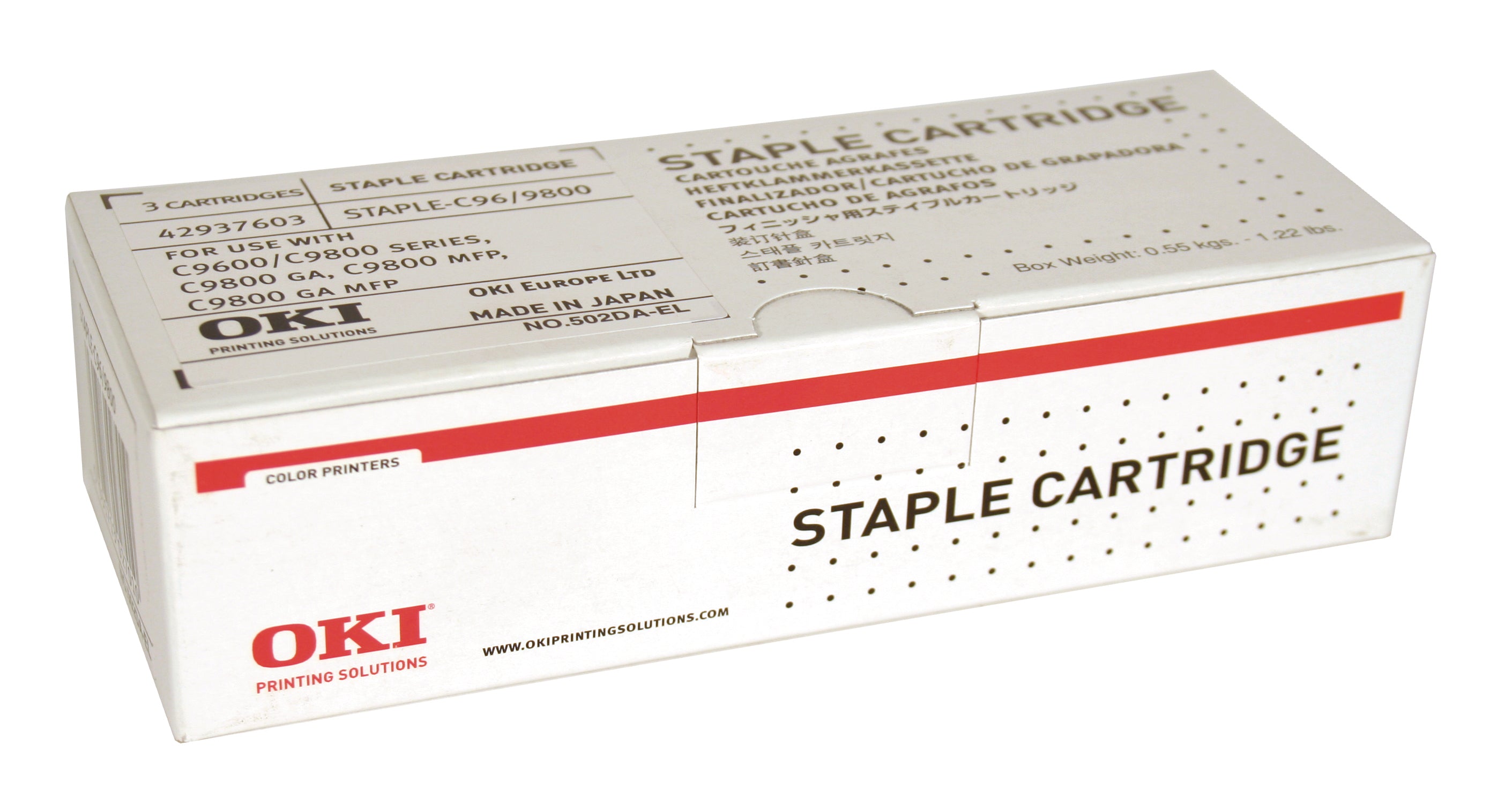 OKI Agrafes 42937603 C9600 3x5000 pièces