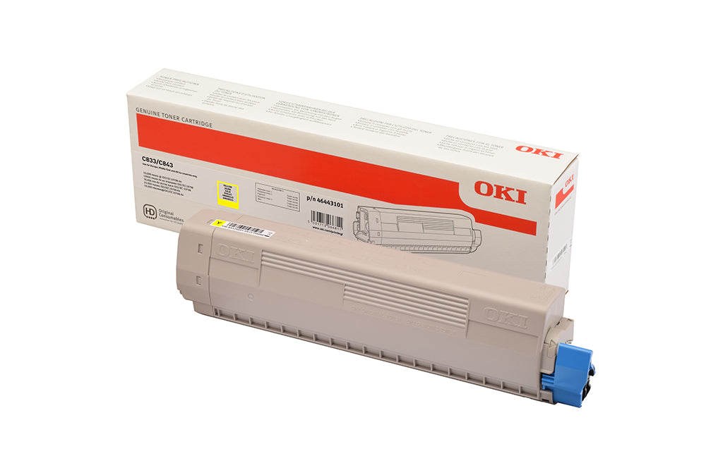 OKI Toner HY yellow 46443101 C833/C843 10'000 pages