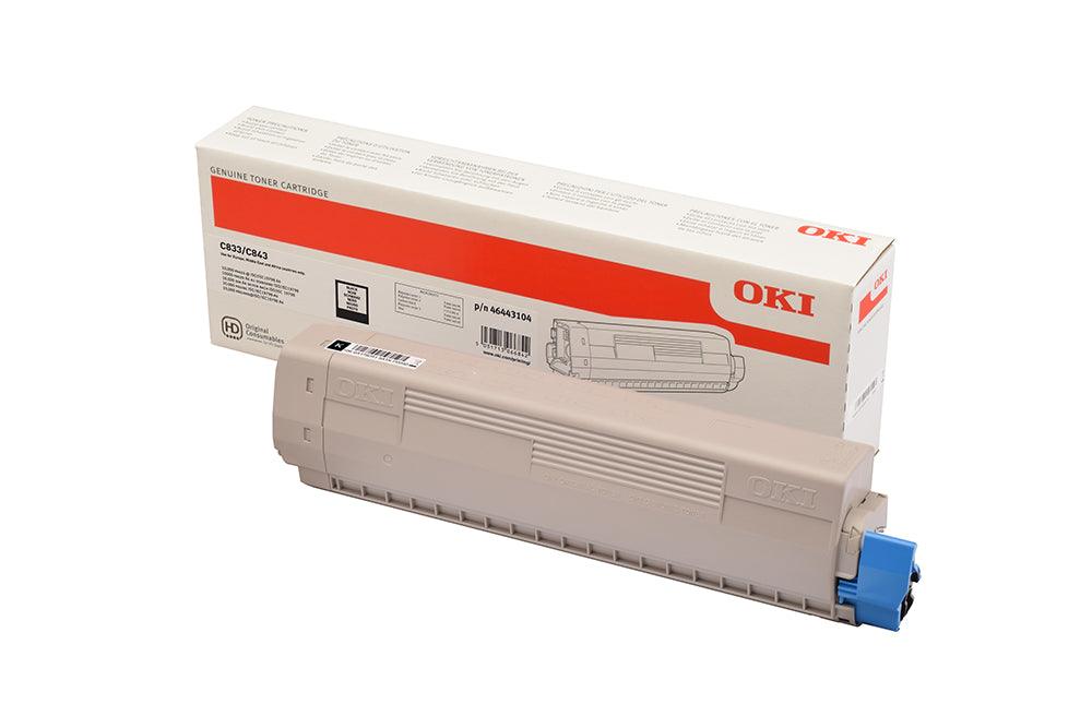OKI Toner HY noir 46443104 C833/C843 10'000 pages