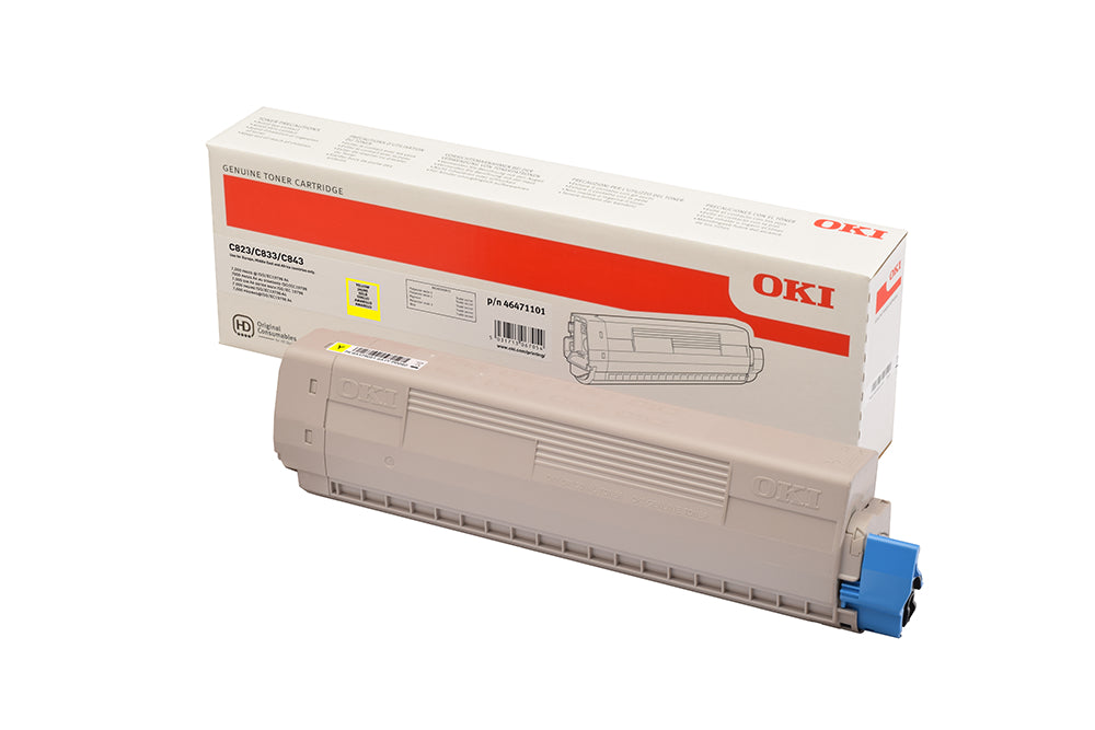 OKI Toner yellow 46471101 C823/C833/C843 7000 pages