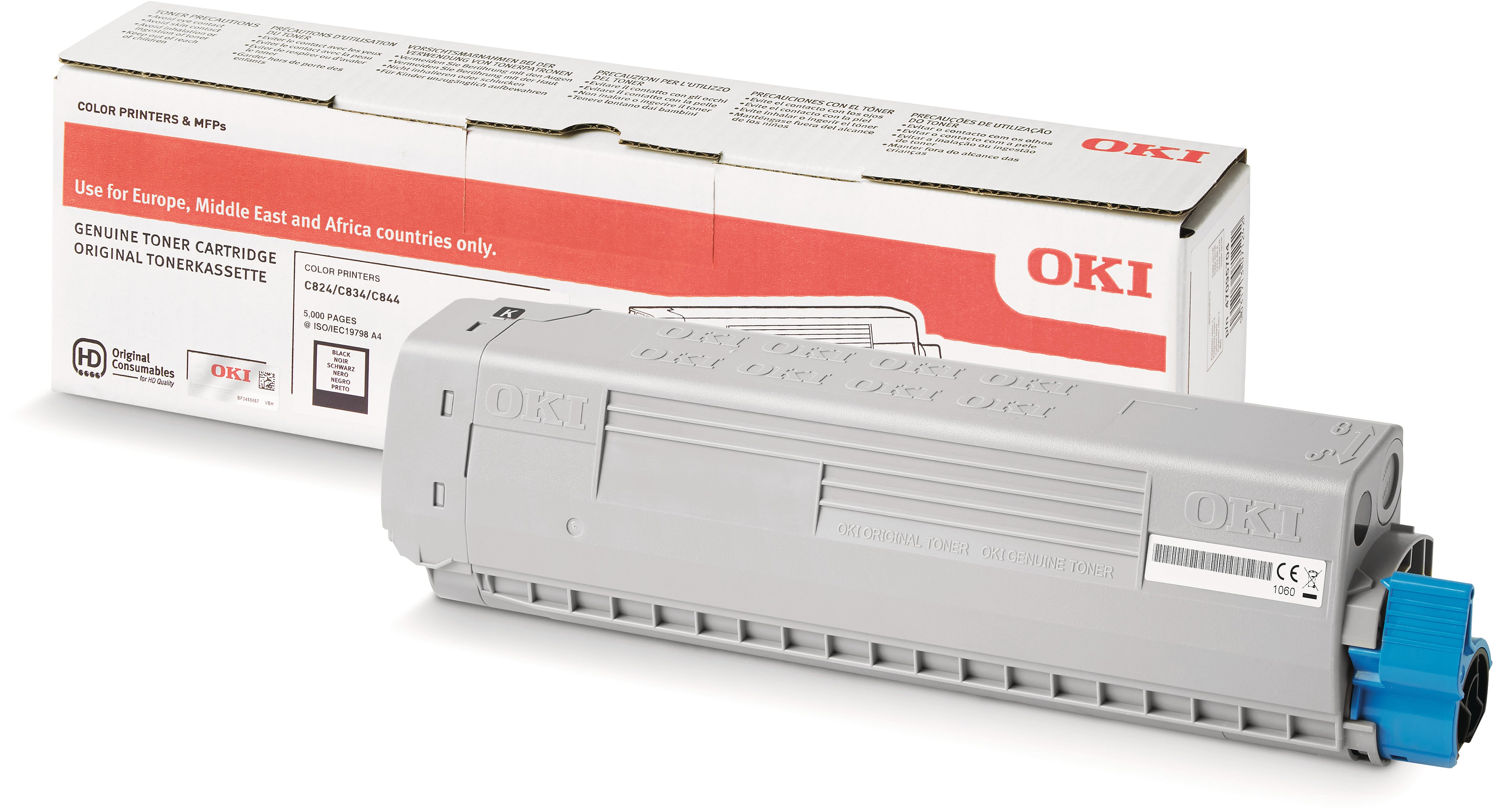 OKI Toner noir 47095704 C824/834/844 5000 pages