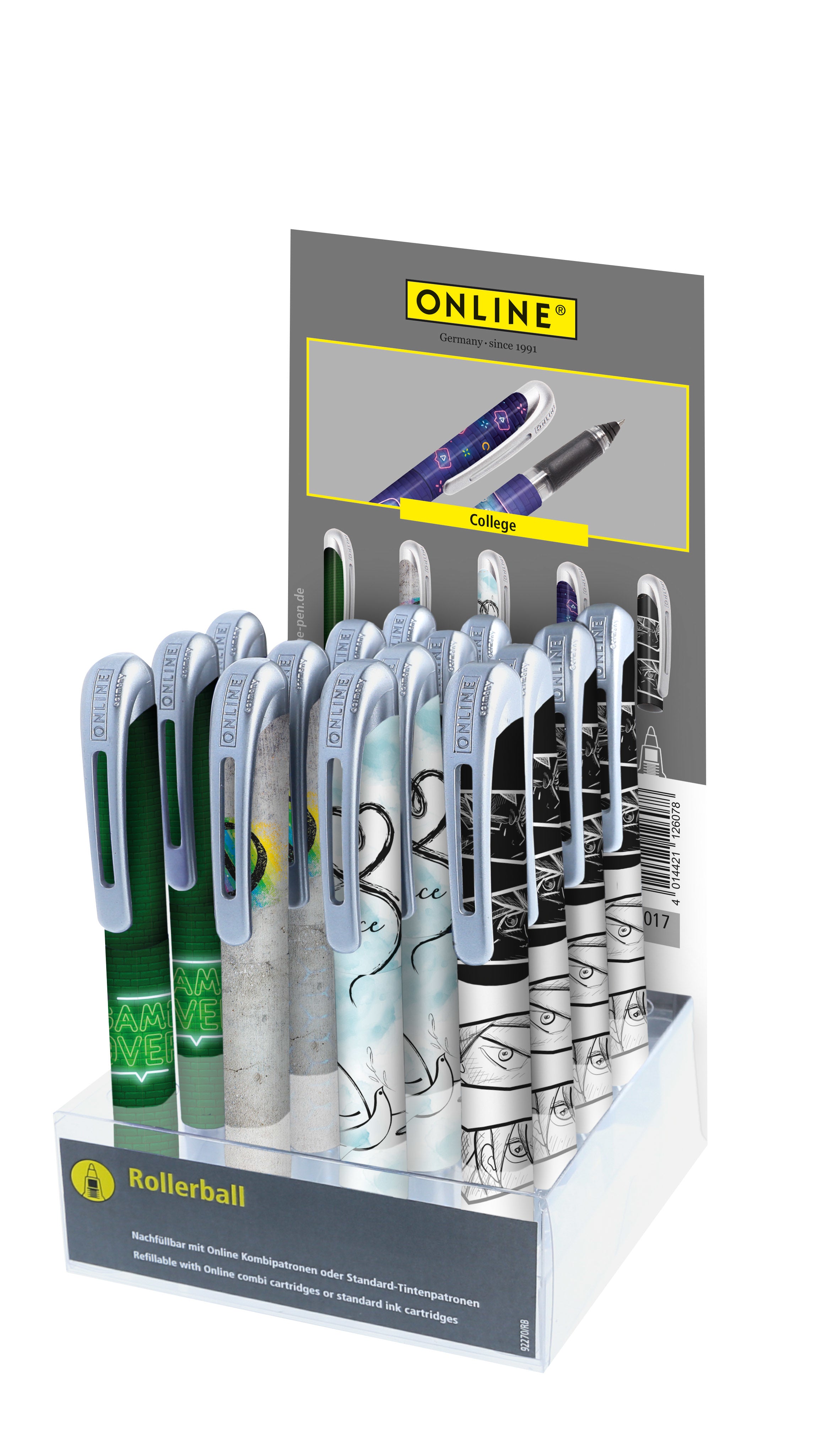 ONLINE    Display Rollerball College