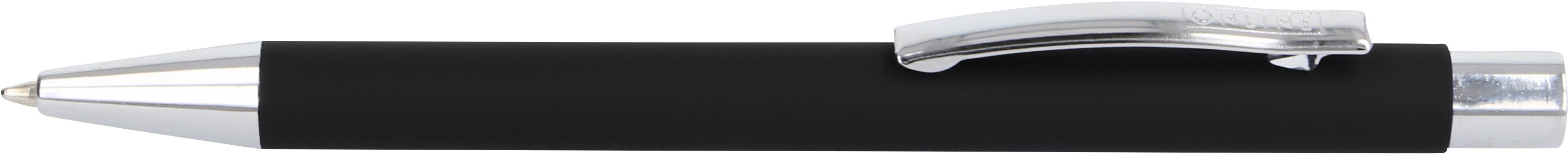 ONLINE Stylo à bille Soft Metal 21737/3D Classic Black