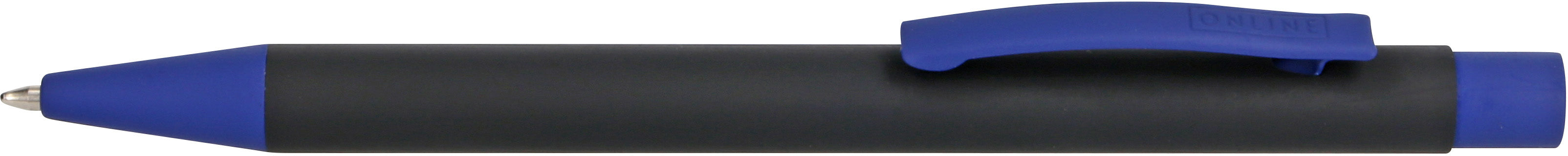 ONLINE Stylo à bille Soft Metal 21740/3D Black and Blue