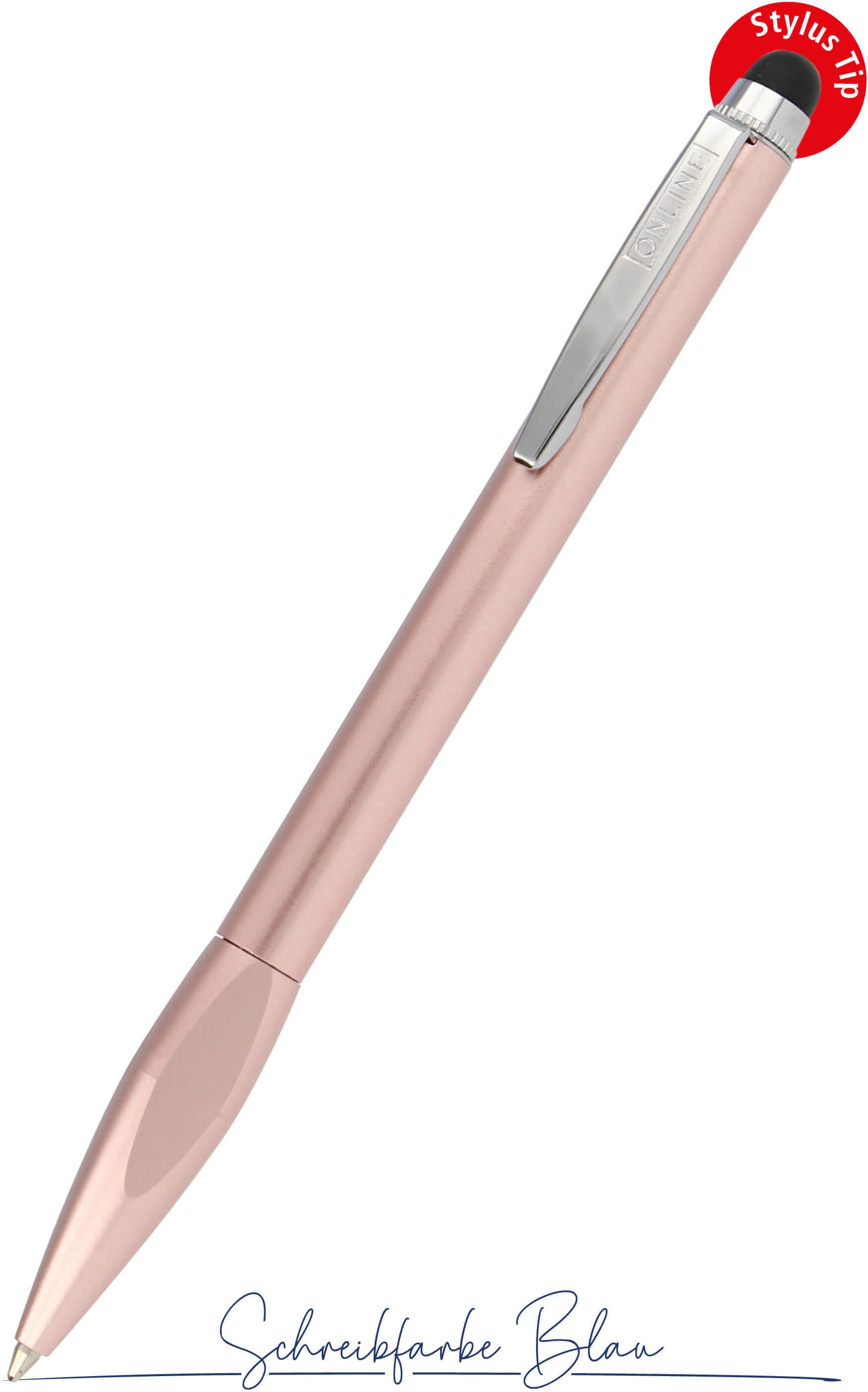 ONLINE Stylo à bille Best Ager 34276/3D rosegold, Stylus-Tip