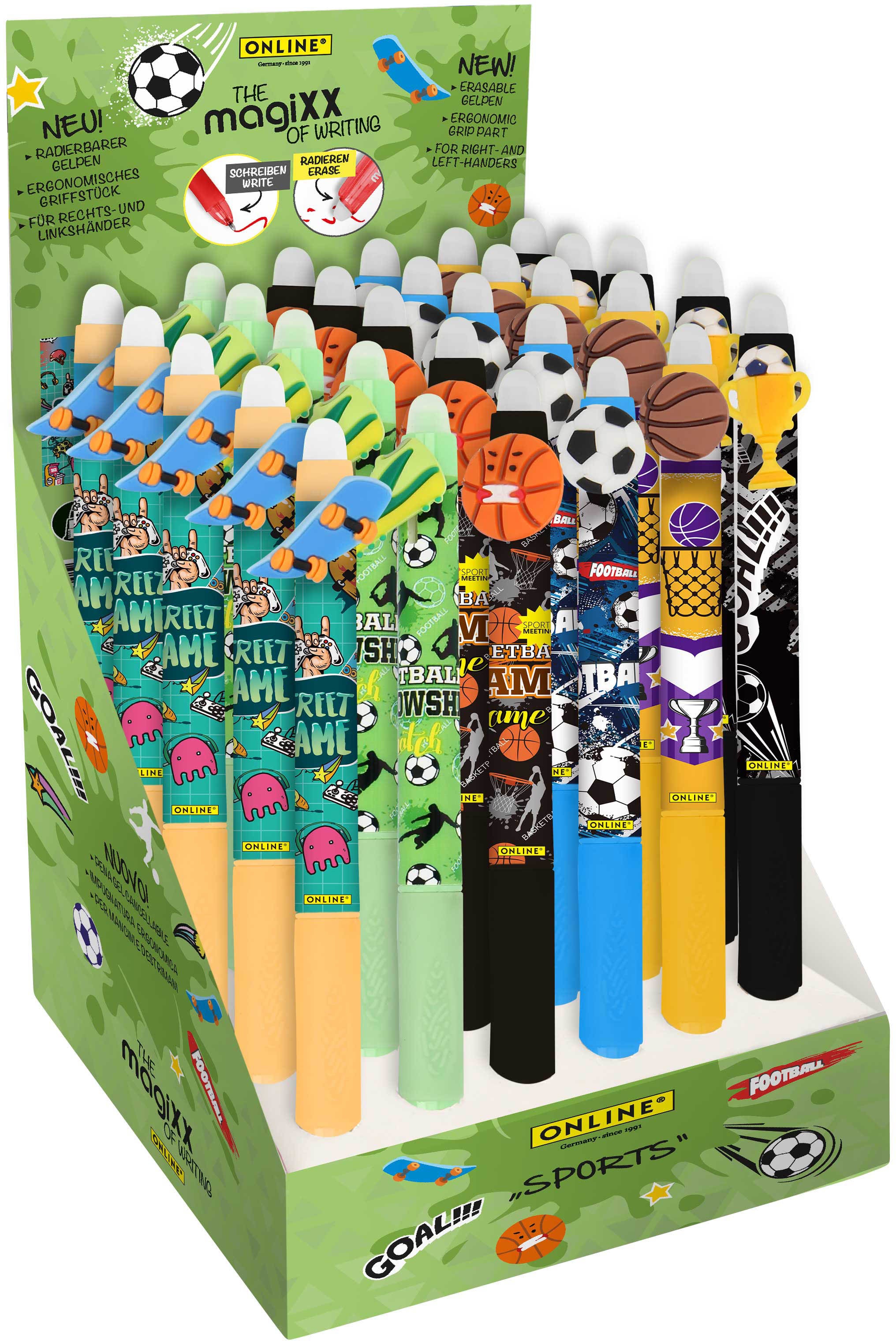 ONLINE    Stylo Gel magiXX Fun Sports