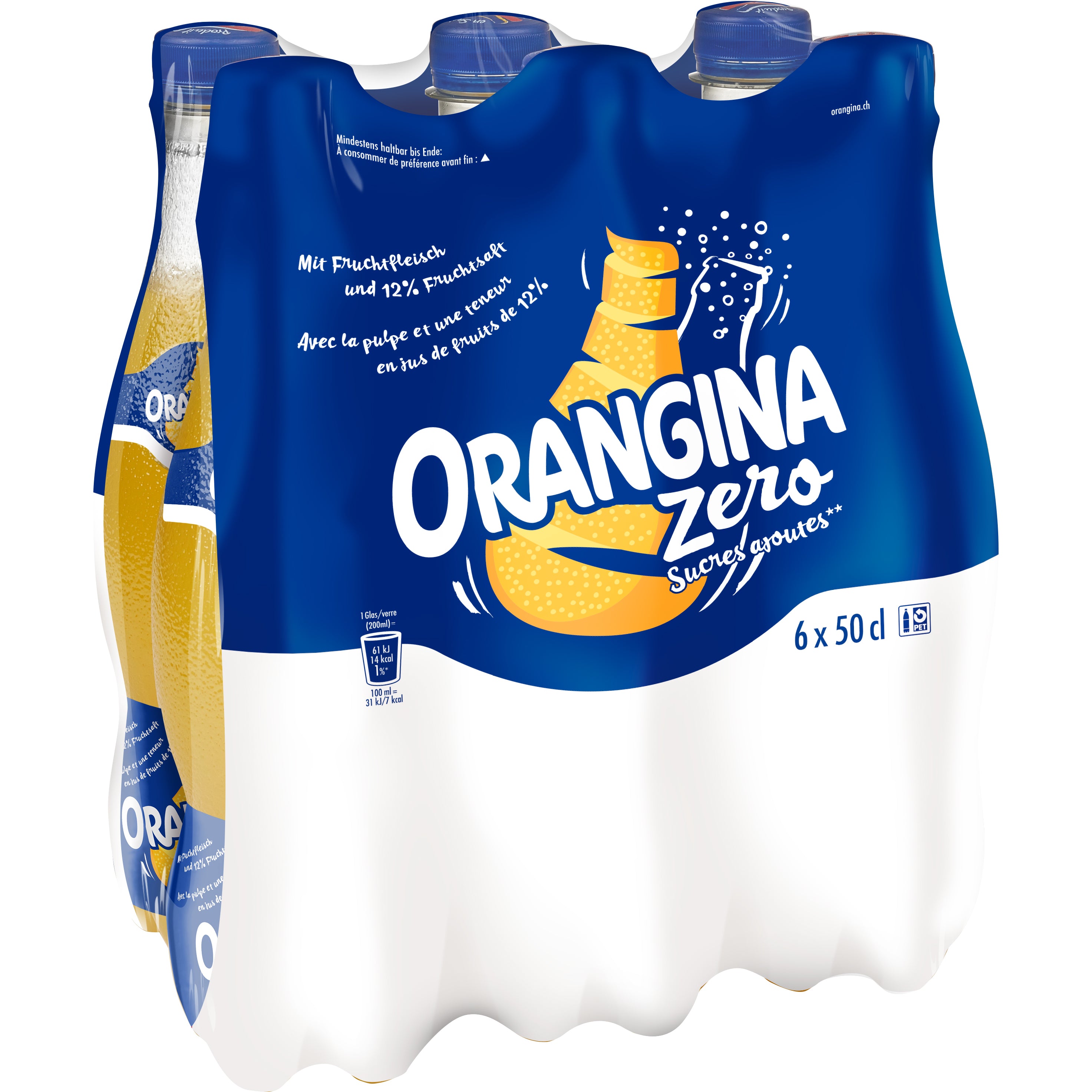 ORANGINA Original Zero 10003532 50 cl, 6 pcs.
