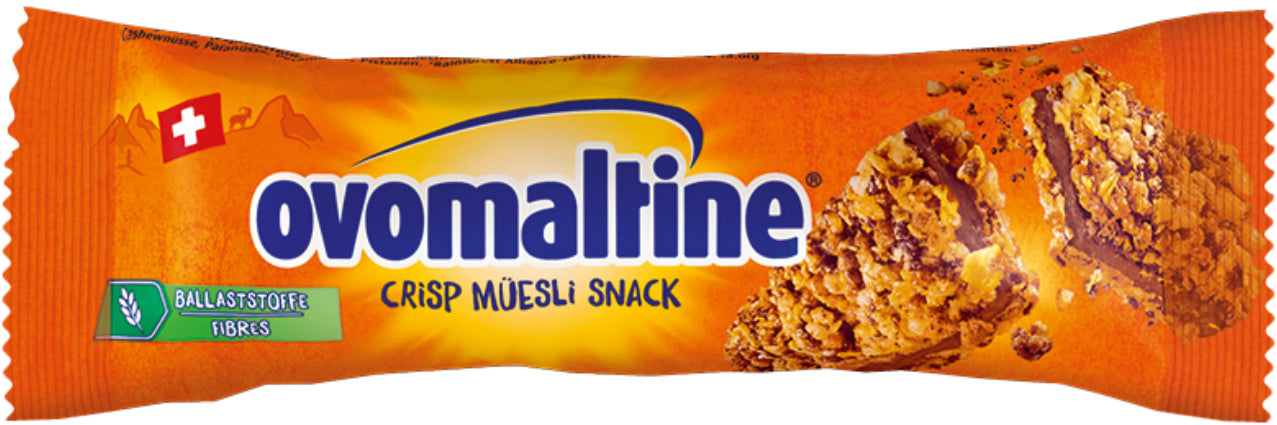 OVOMALTINE Crisp Müesliriegel 102185888 25g, 25 pcs.