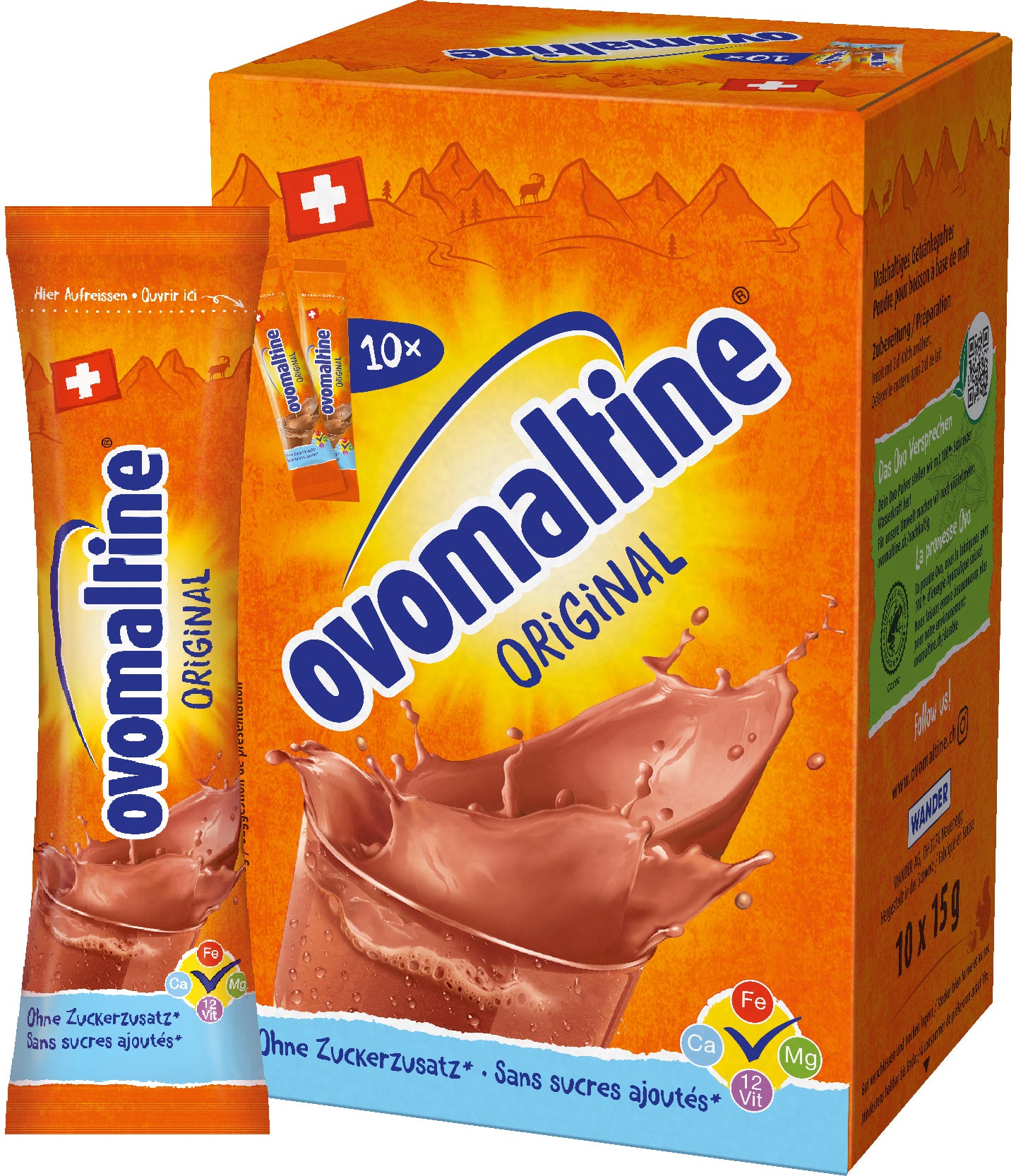 OVOMALTINE Orignal 102186439 15g, 10 pcs.