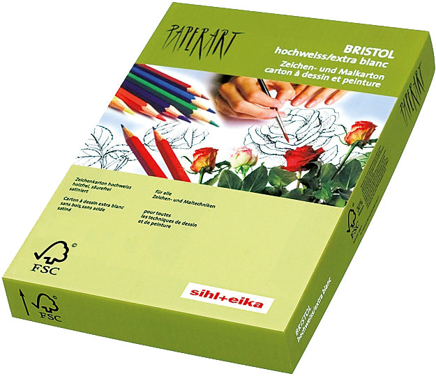 PAPYRUS Carton Bristol A4 88077845 180g, blanc 250 feuilles