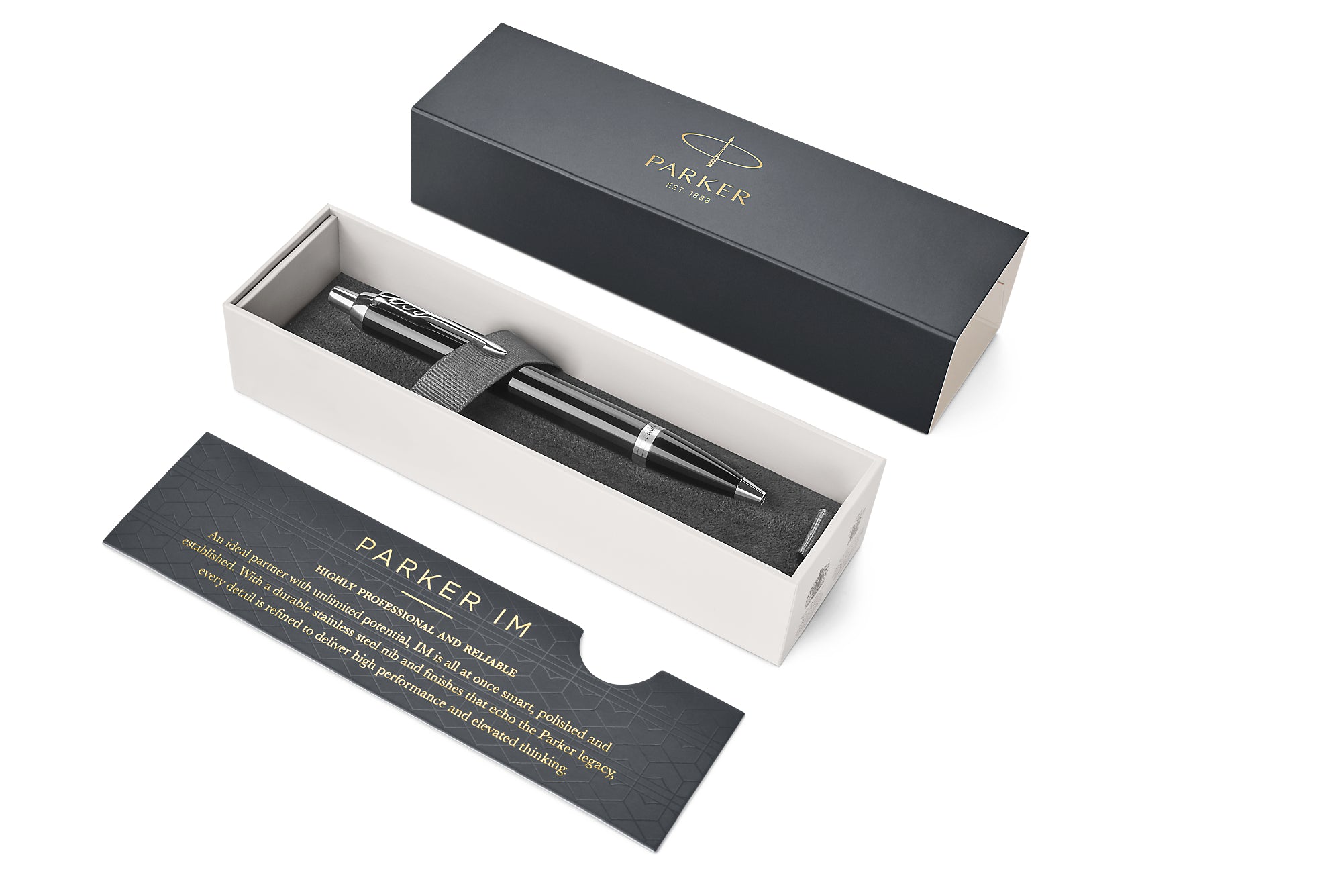 PARKER Stylo à bille IM CC M 1931665 Black Lacquer