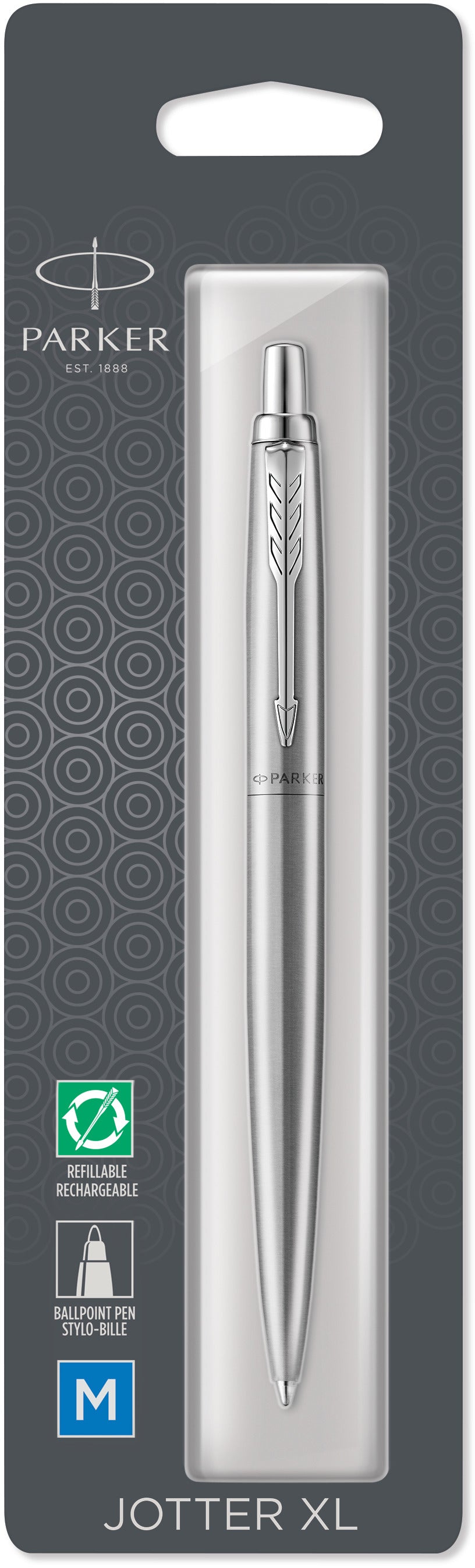 PARKER Stylo à bille M 2122760 JOTTER XL Silber Blister