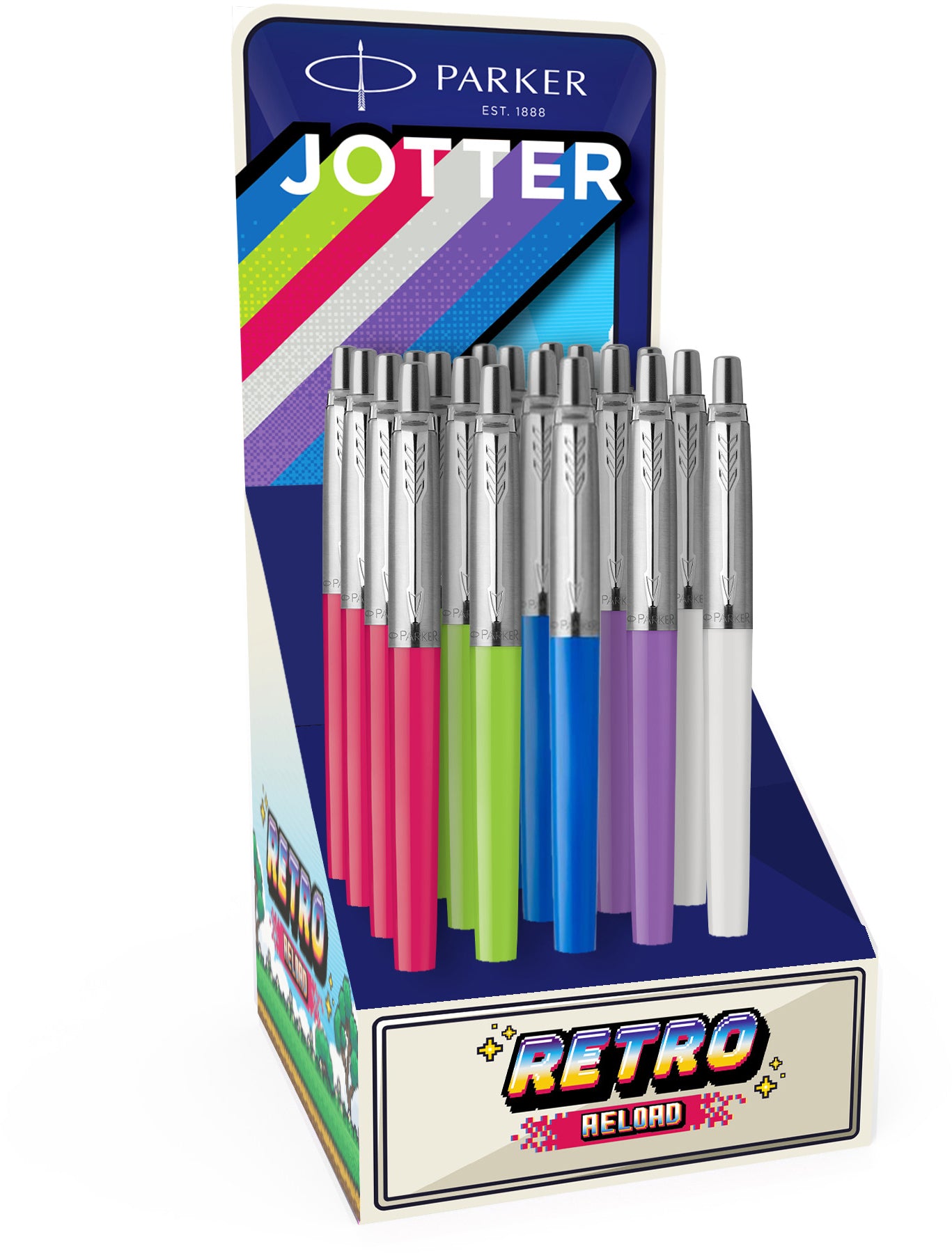 PARKER Stylo à bille Jotter M 2218798 Originals Retro Ed. Display