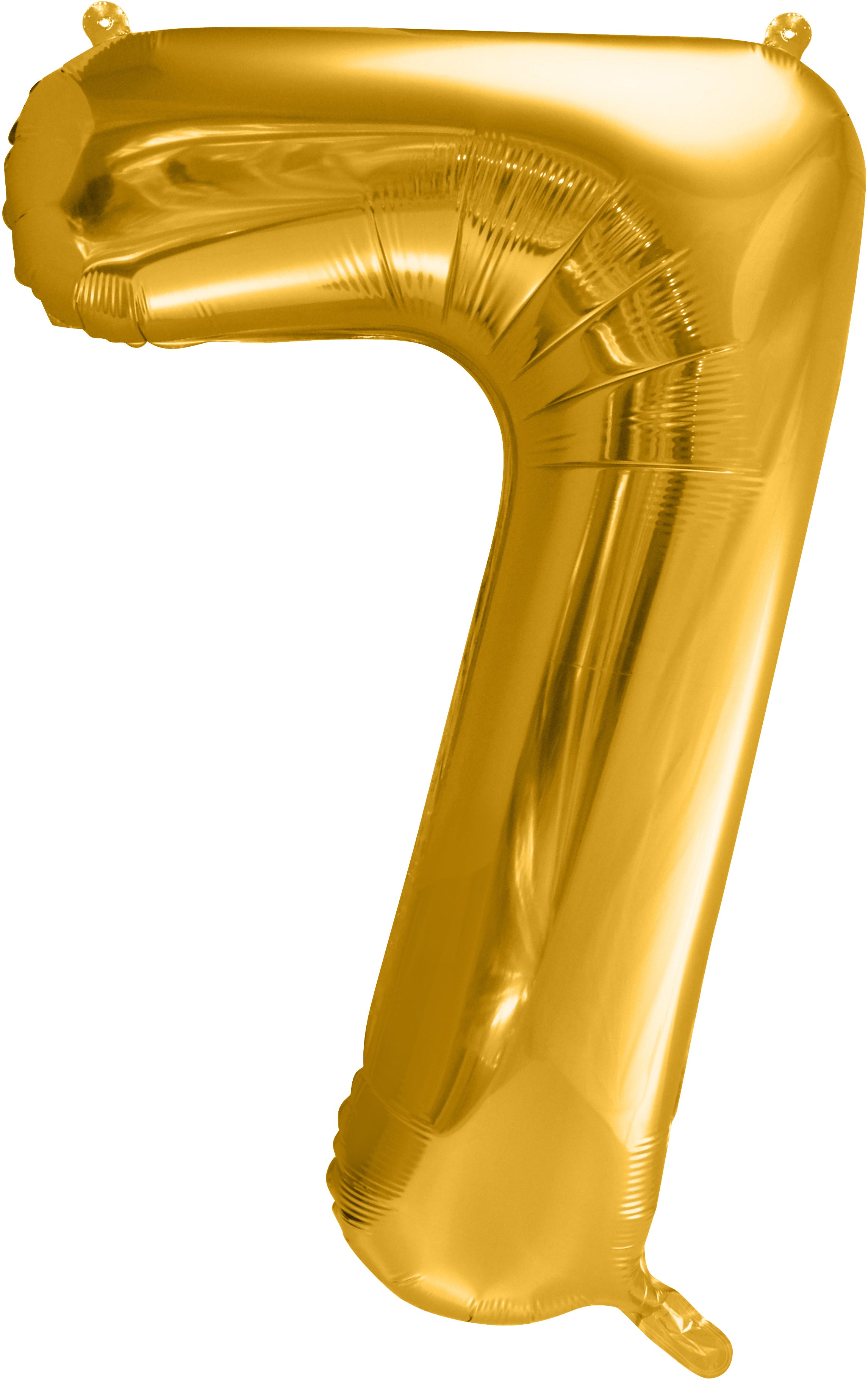 PARTYDECO Ballon en plastique no. 7 86cm FB1M-7-019 or