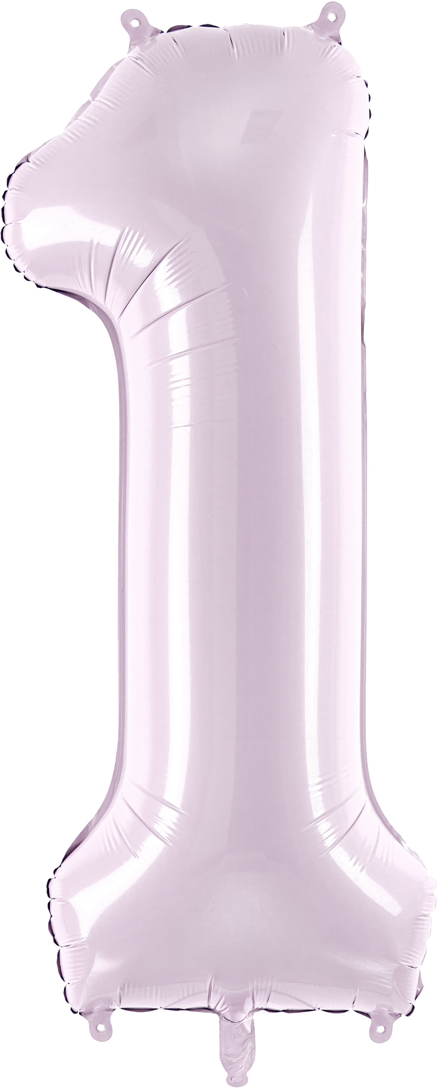 PARTYDECO Ballon en plastique no. 1 72cm FB230G-1-014 violet