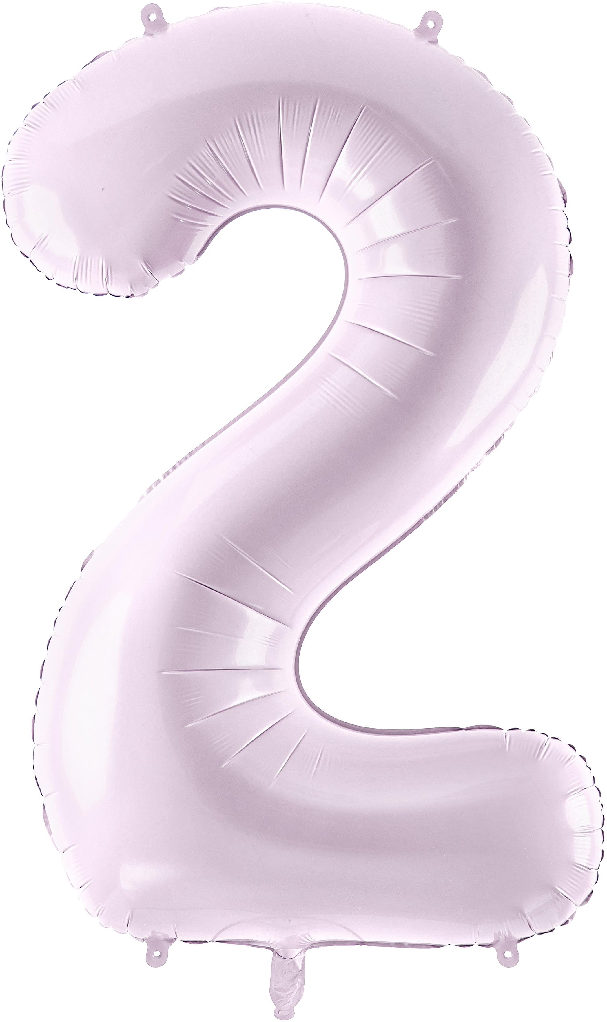 PARTYDECO Ballon en plastique no. 2 72cm FB230G-2-014 violet