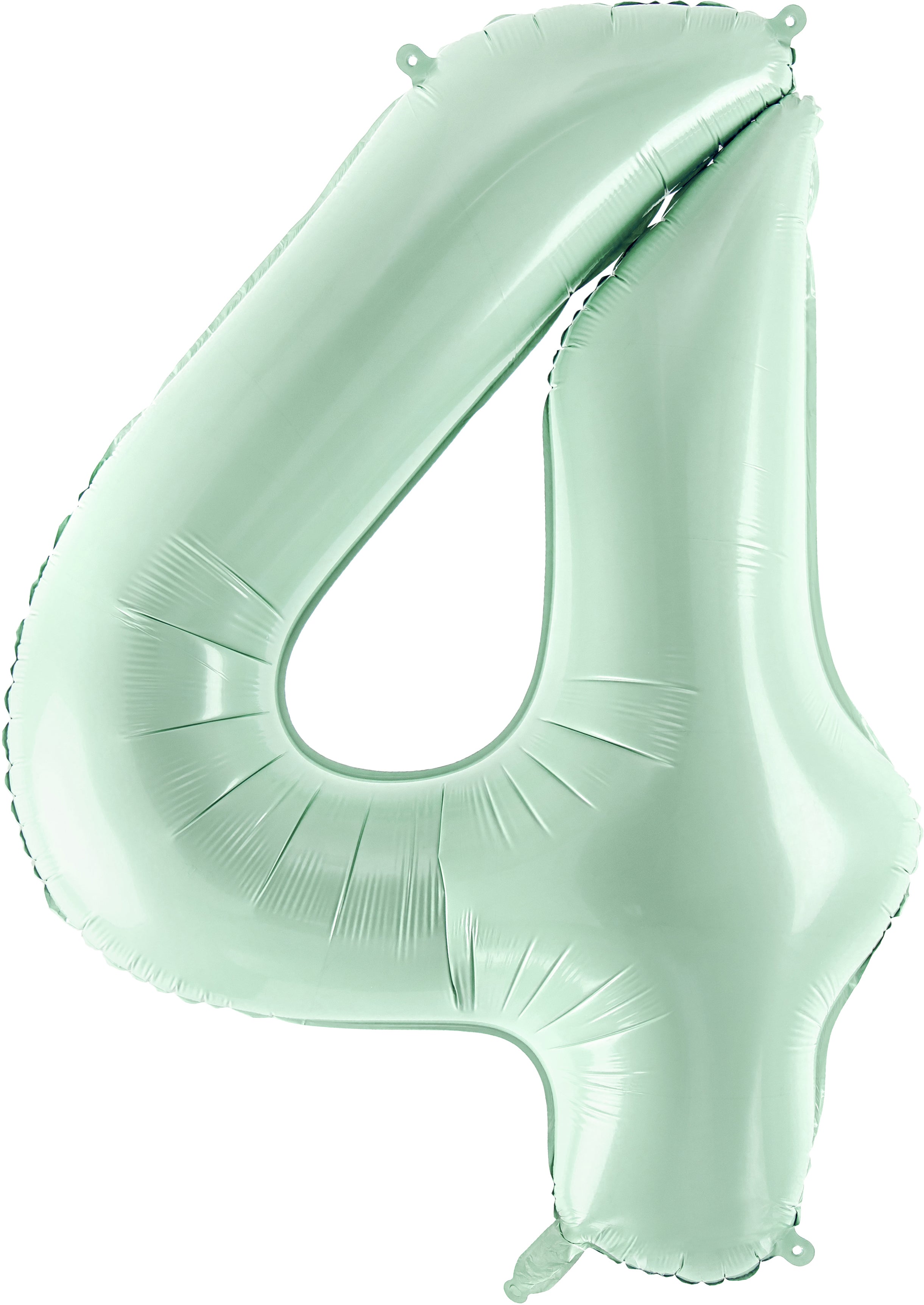 PARTYDECO Ballon en plastique no. 4 72cm FB230G-4-012 vert clair