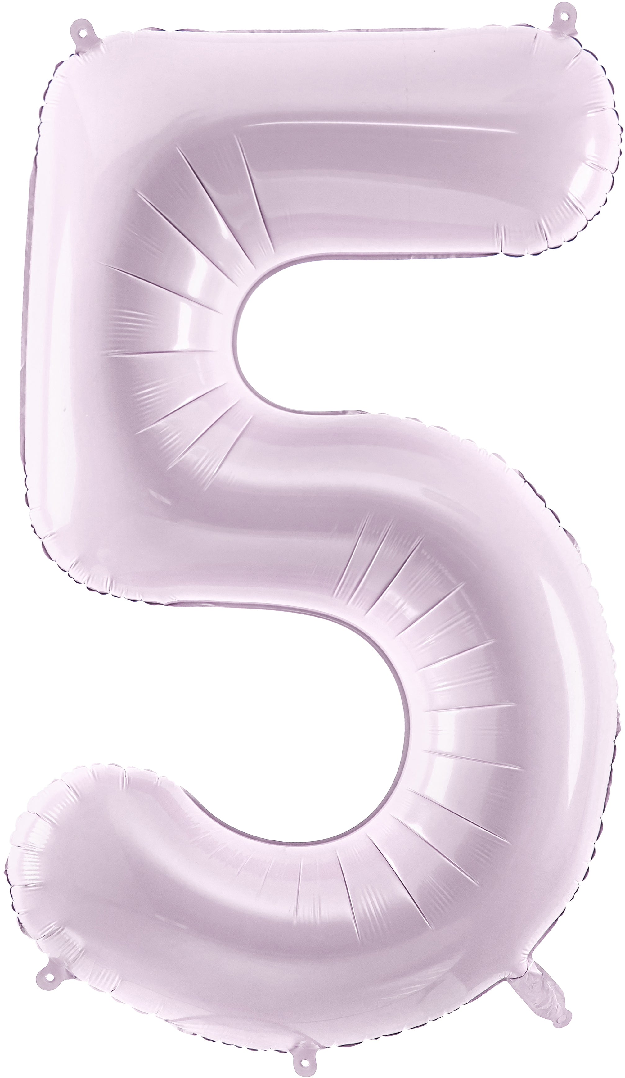 PARTYDECO Ballon en plastique no. 5 72cm FB230G-5-014 violet