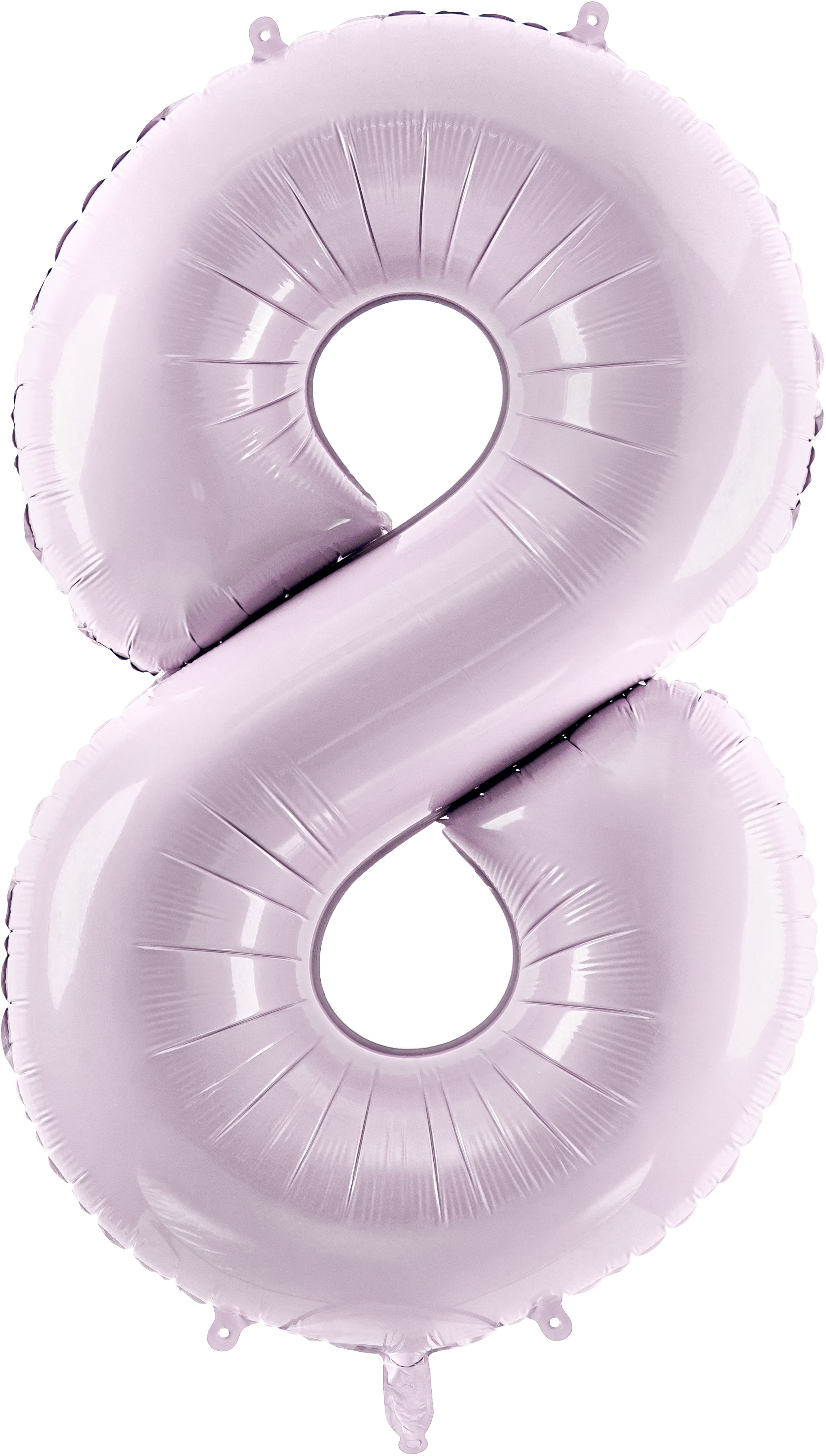 PARTYDECO Ballon en plastique no. 8 72cm FB230G-8-014 violet