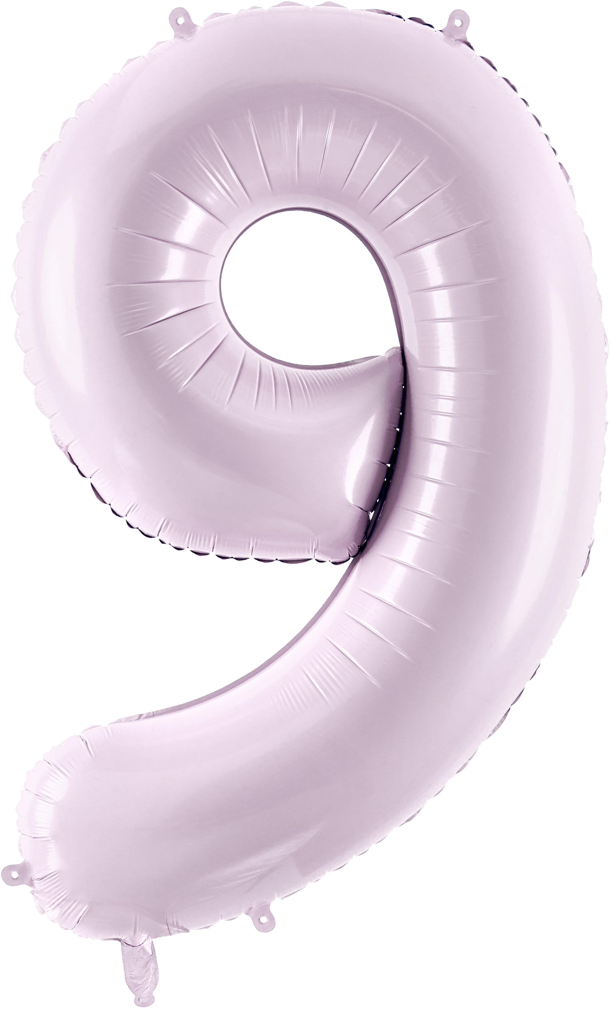 PARTYDECO Ballon en plastique no. 9 72cm FB230G-9-014 violet