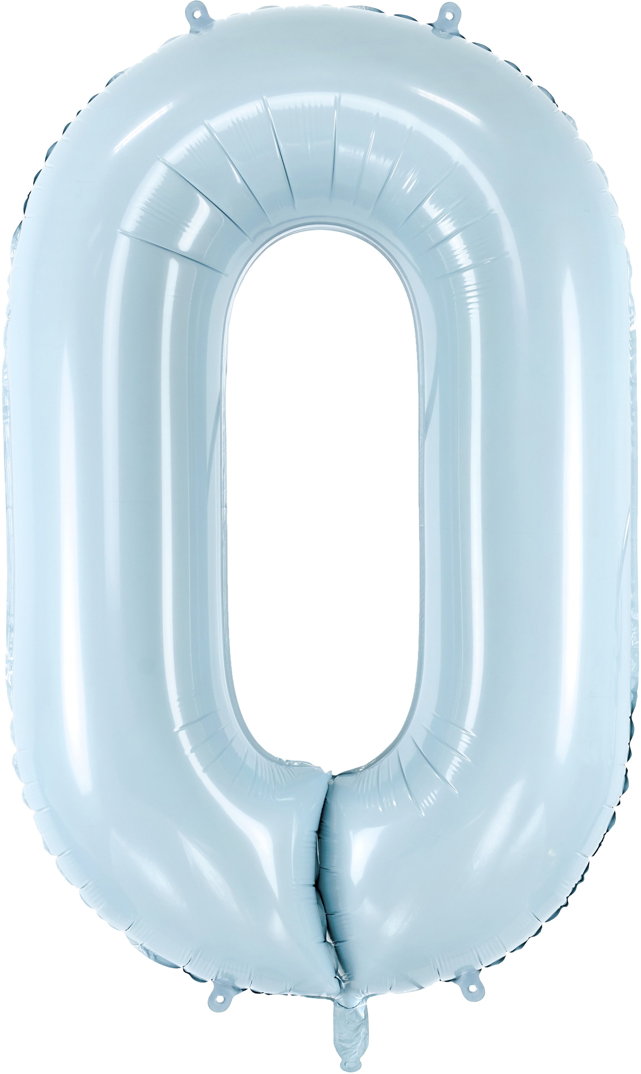 PARTYDECO Ballon en plastique no. 0 72cm FB230P0001J bleu clair