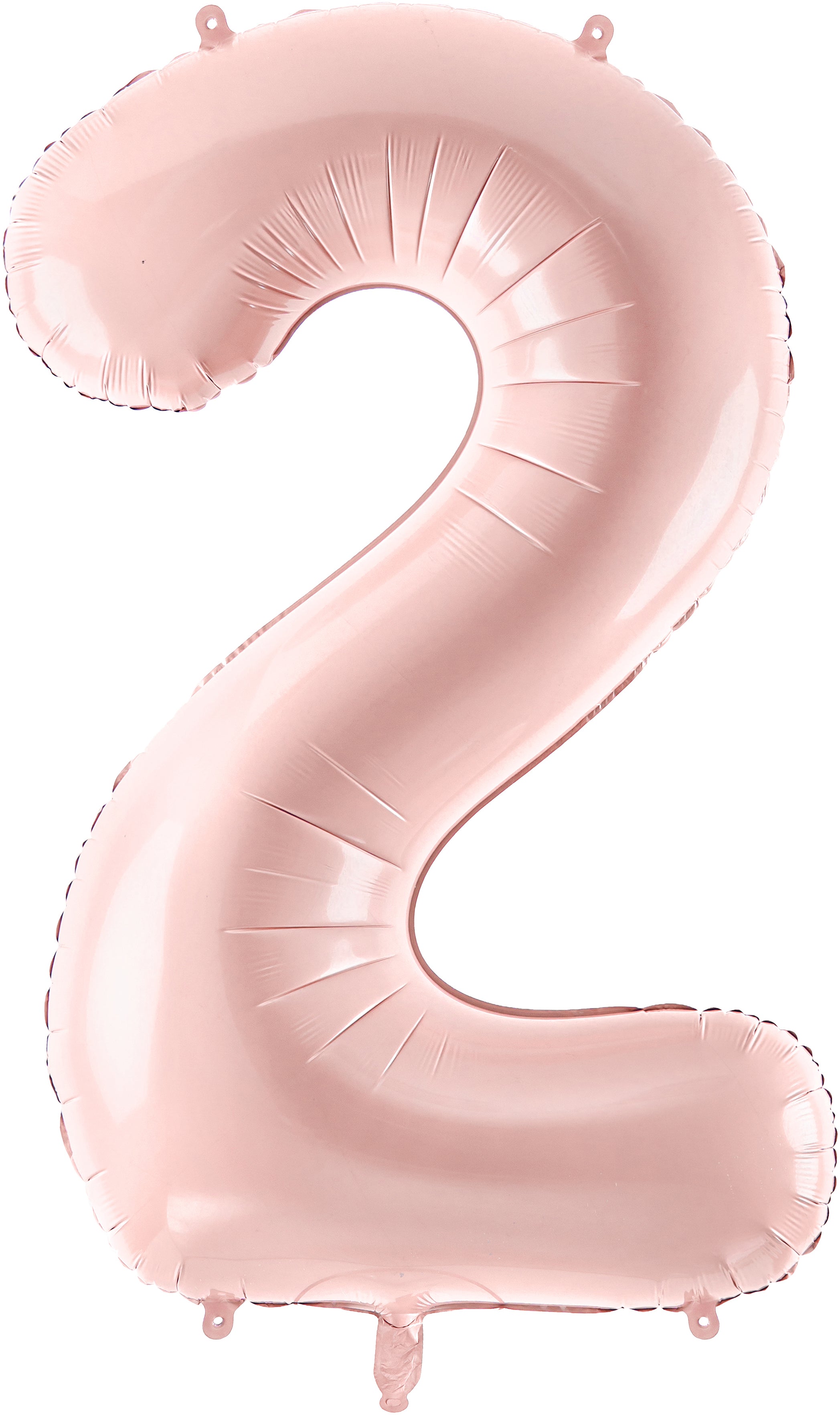 PARTYDECO Ballon en plastique no. 2 72cm FB230P2081J rose