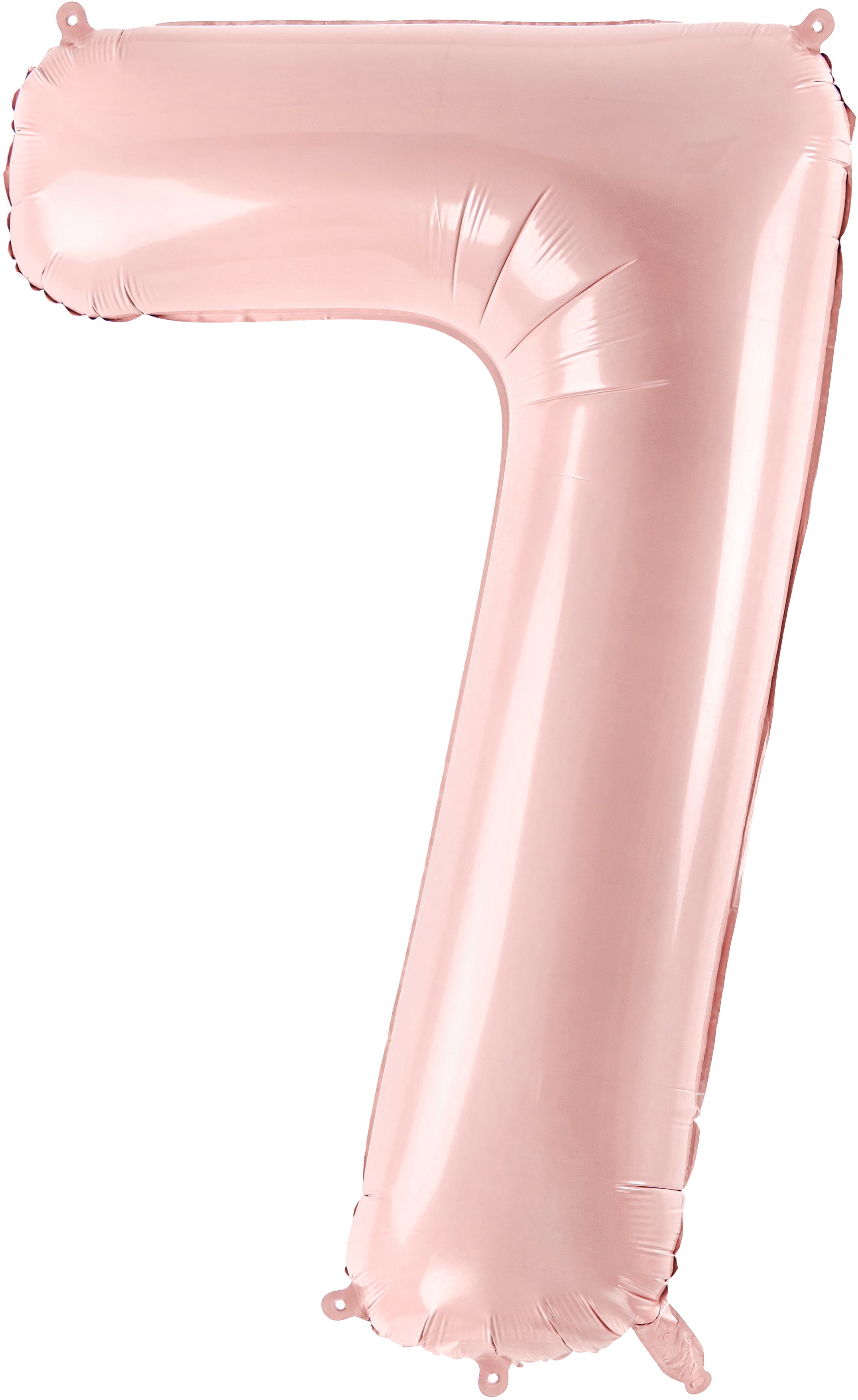 PARTYDECO Ballon en plastique no. 7 72cm FB230P7081J rose
