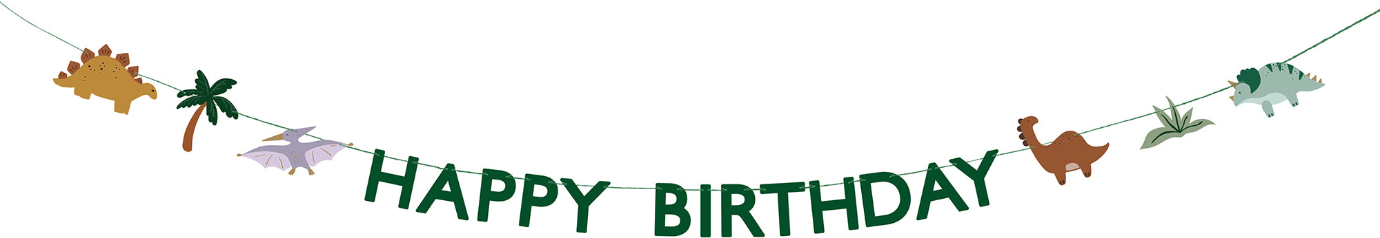 PARTYDECO Guirlande Happy Birthday  4.5m