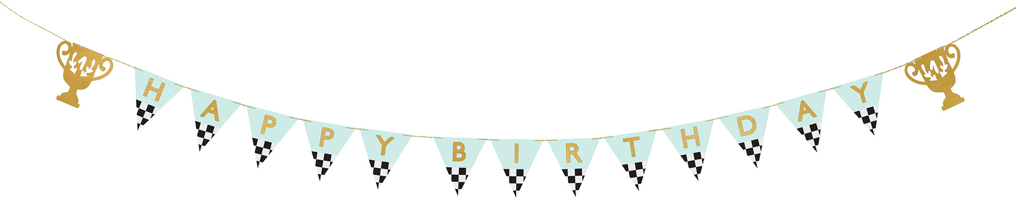 PARTYDECO Guirlande Happy Birthday  2.5m