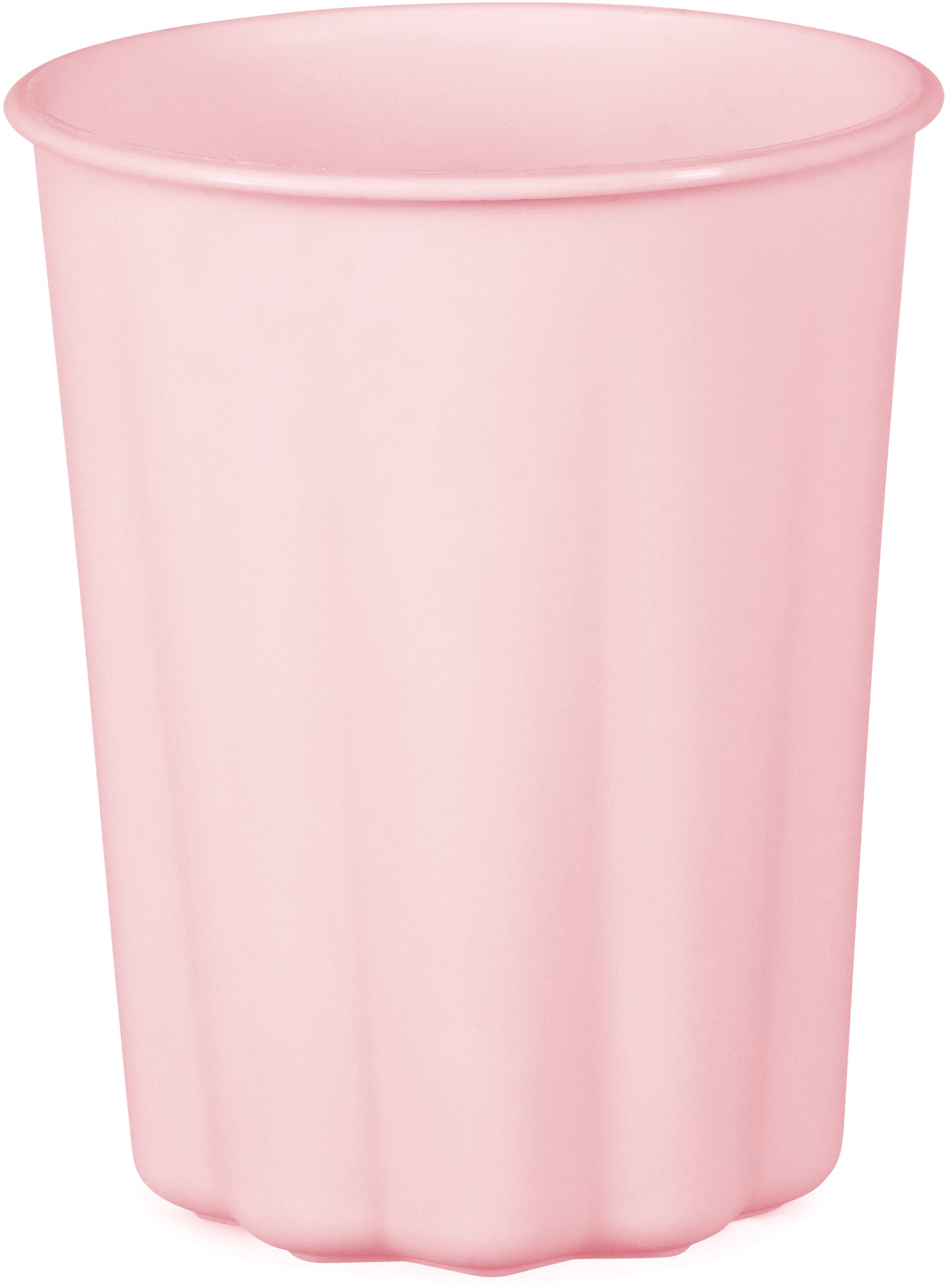 PARTYDECO Gobelets à volants 220ml KPL1-081 rose 4 pièces