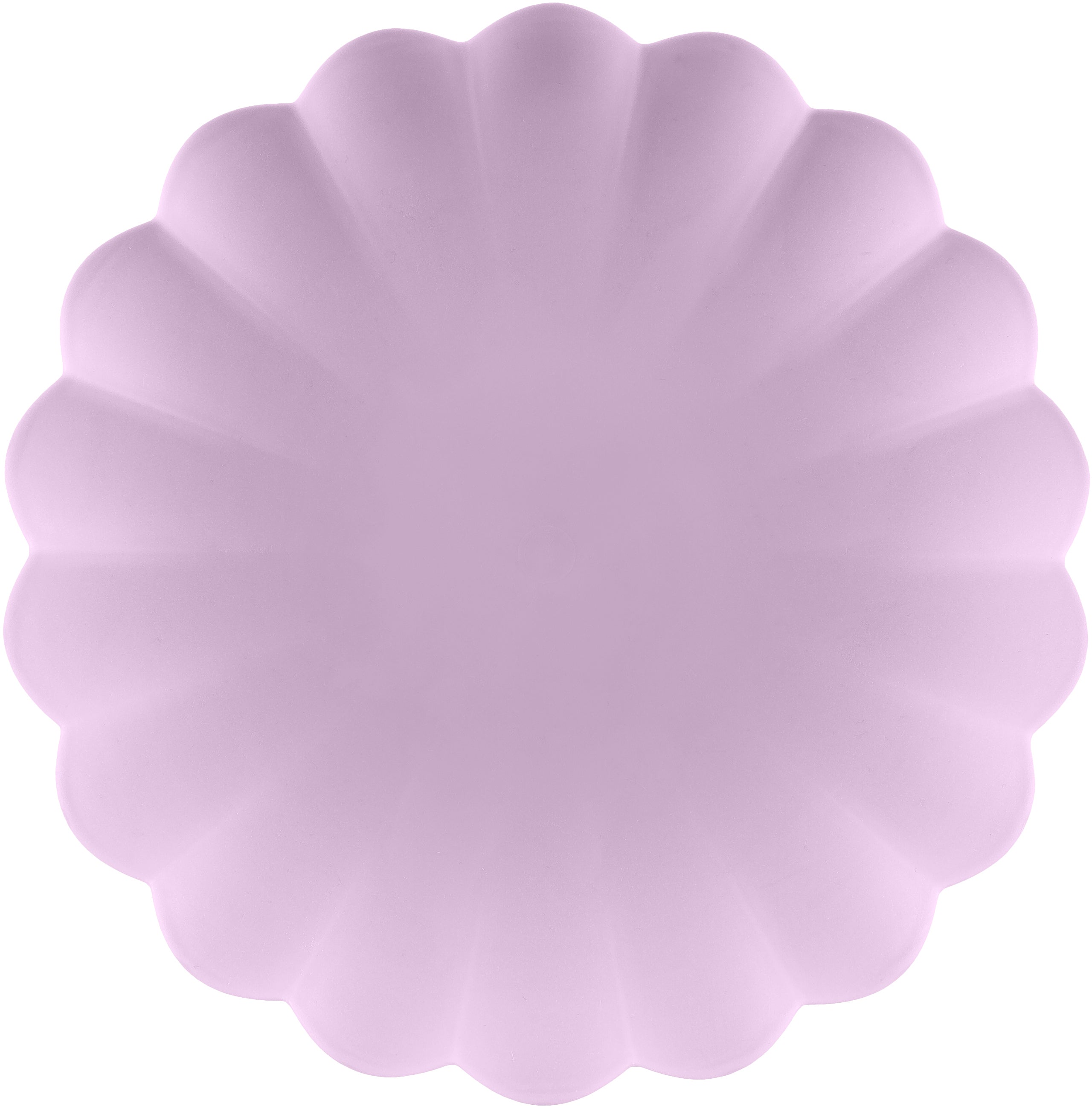 PARTYDECO Assiettes à volants 22cm TPL1-014 violet 4 pièces