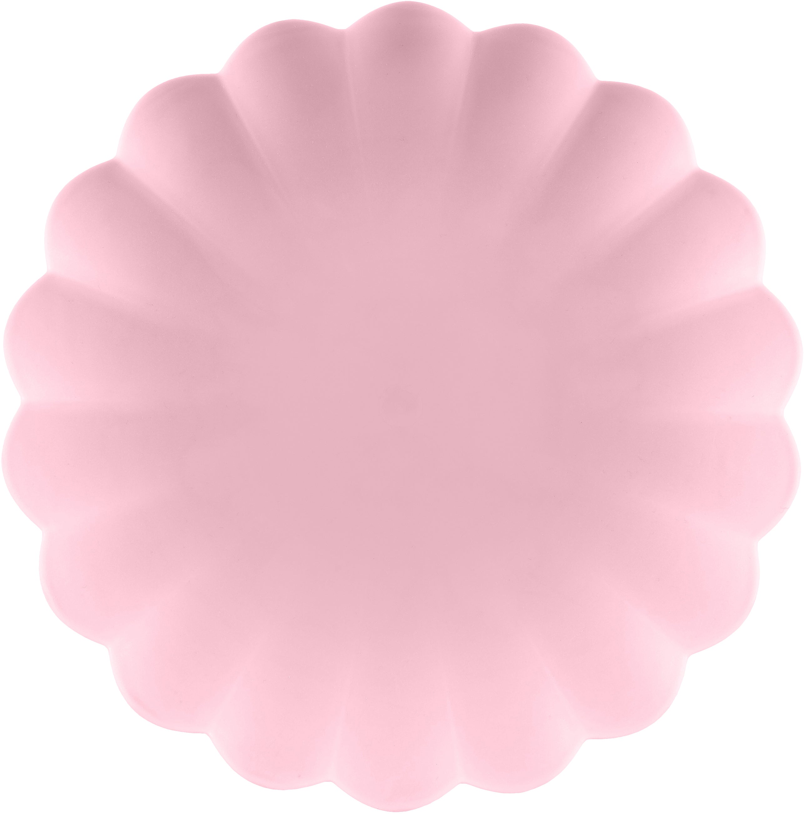 PARTYDECO Assiettes à volants 22cm TPL1-081 rose 4 pièces