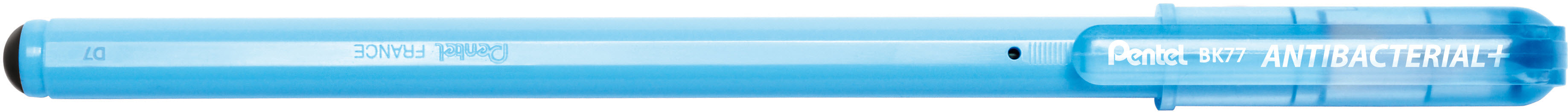 PENTEL Stylo à bille Superb 0.7mm 149860 noir, Antibacterial