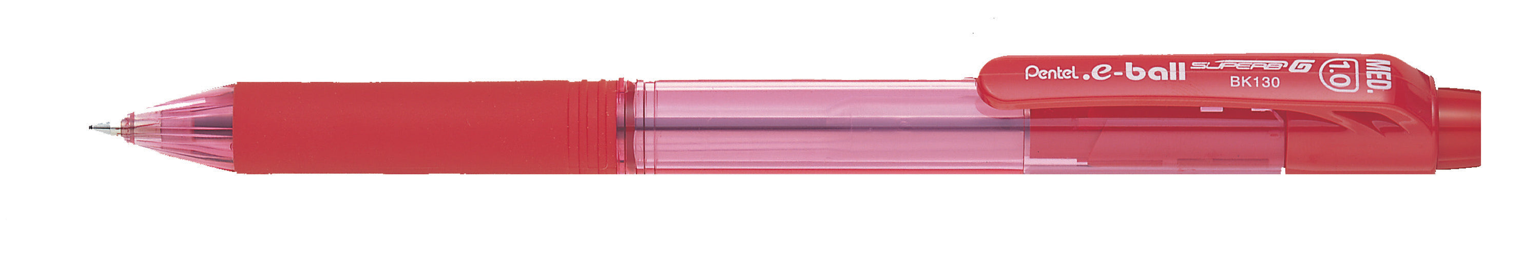 PENTEL Stylo à bille E-Ball 1mm BK130-BO rouge