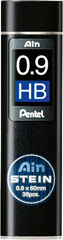 PENTEL    Mines crayons AINSTEIN   0.9mm