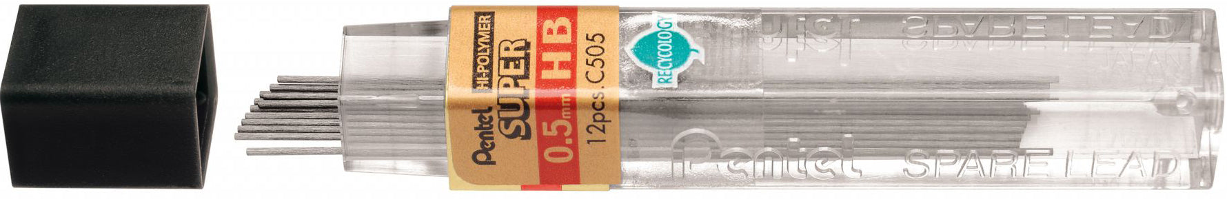 PENTEL    Mines crayons Super      0.5mm