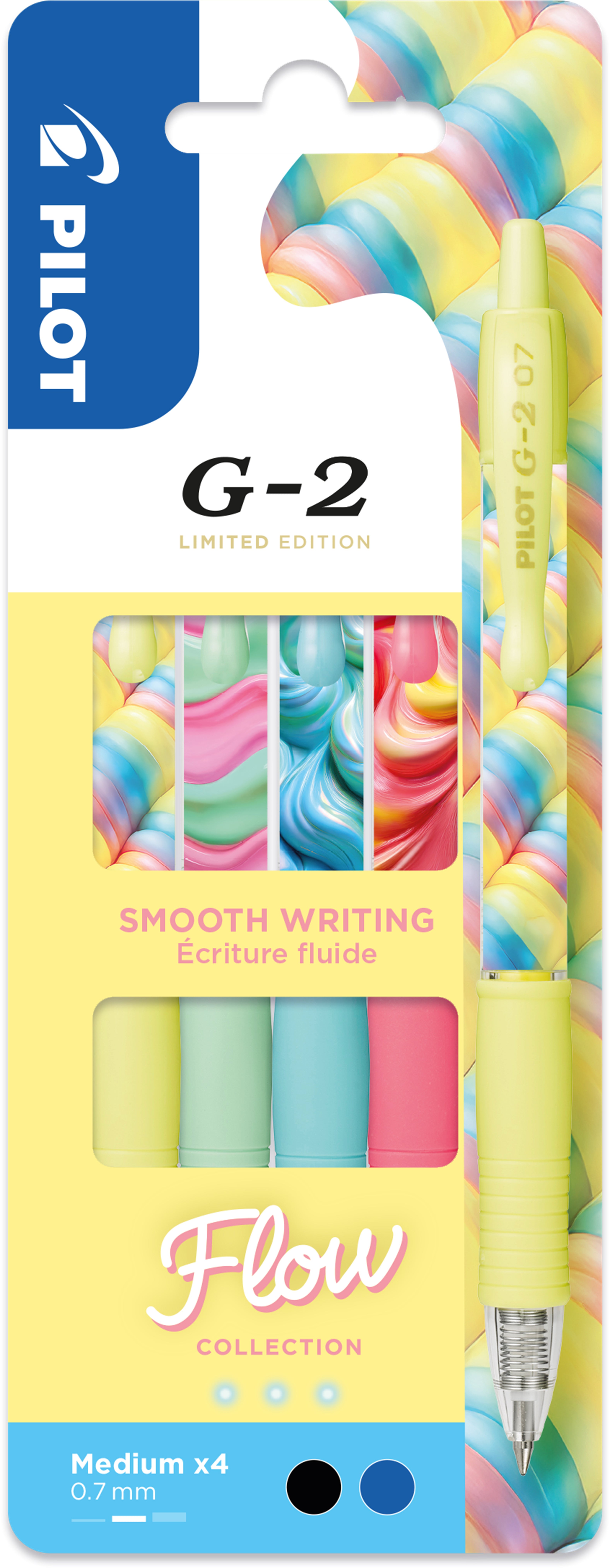 PILOT     Stylo Gel G-2 Flow       0.7mm