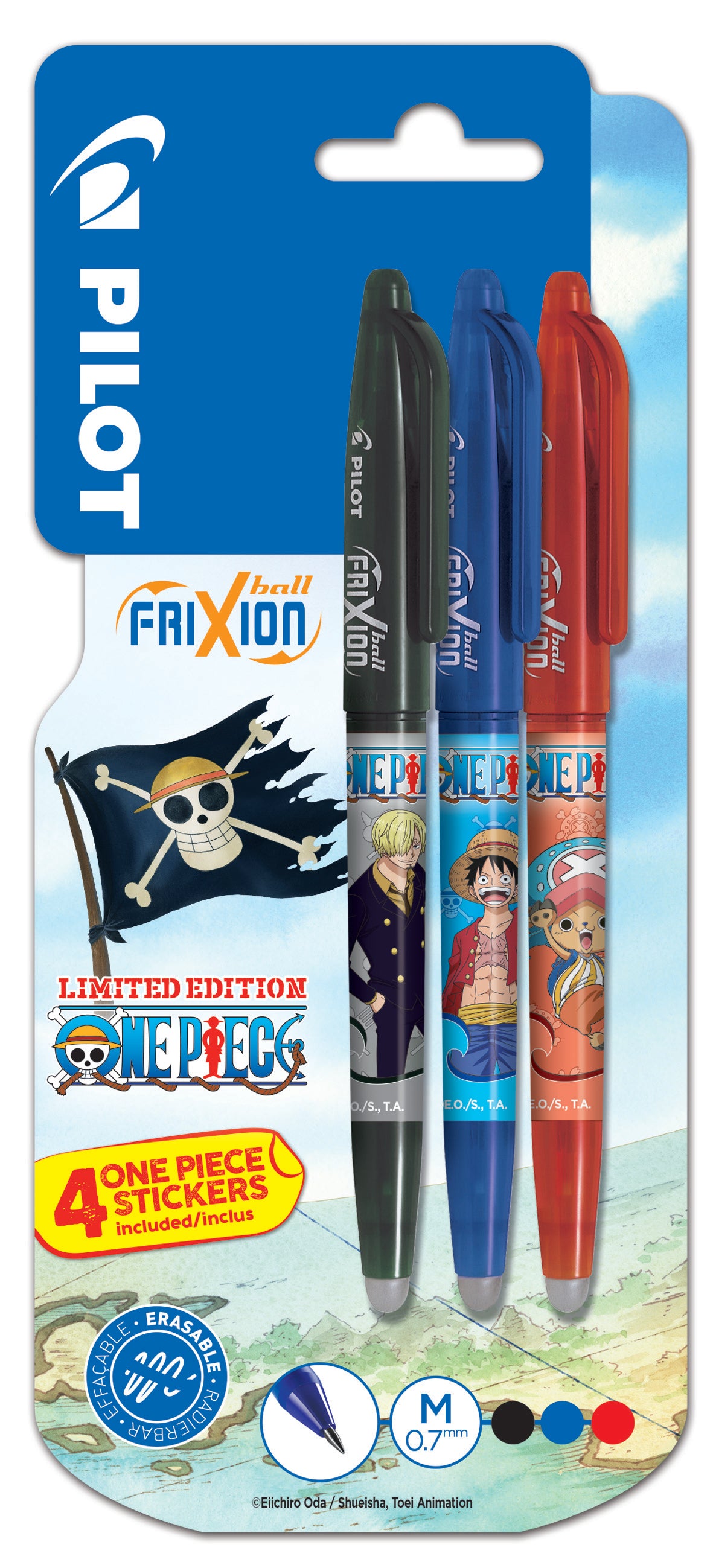 PILOT     Frixion Ball OnePiece    0.7mm