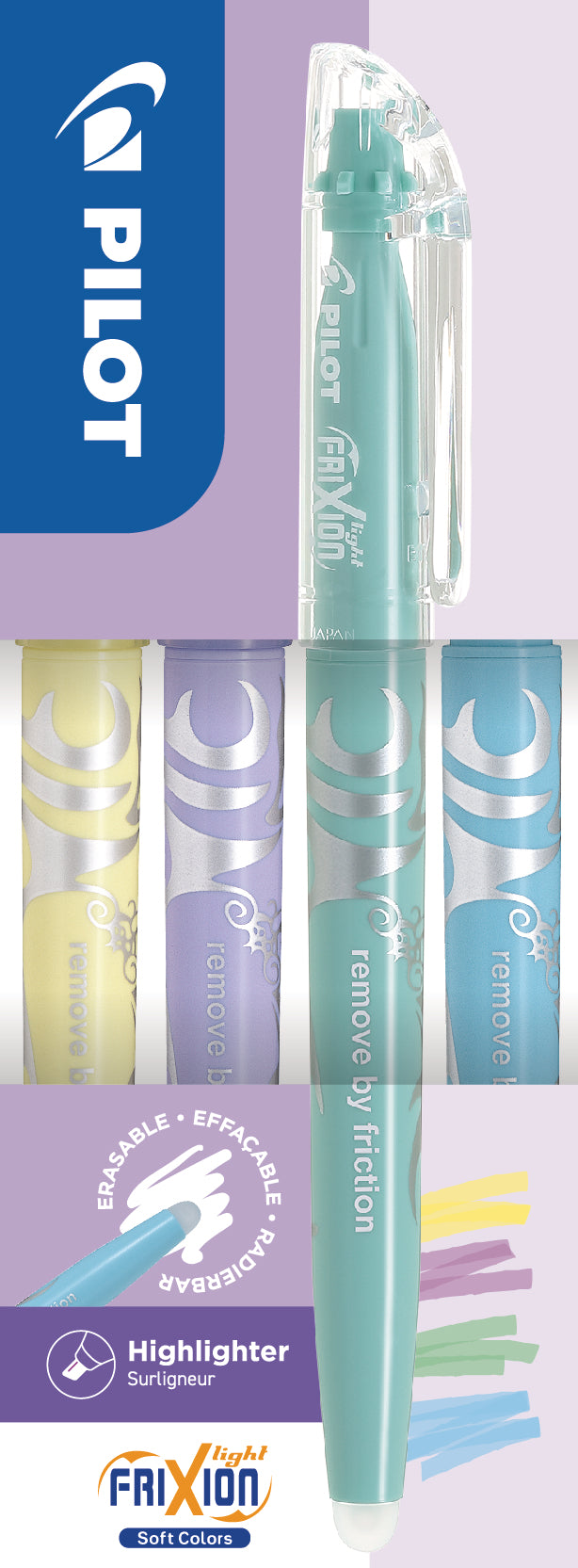 PILOT     Textmarker Frixion Light 3.8mm