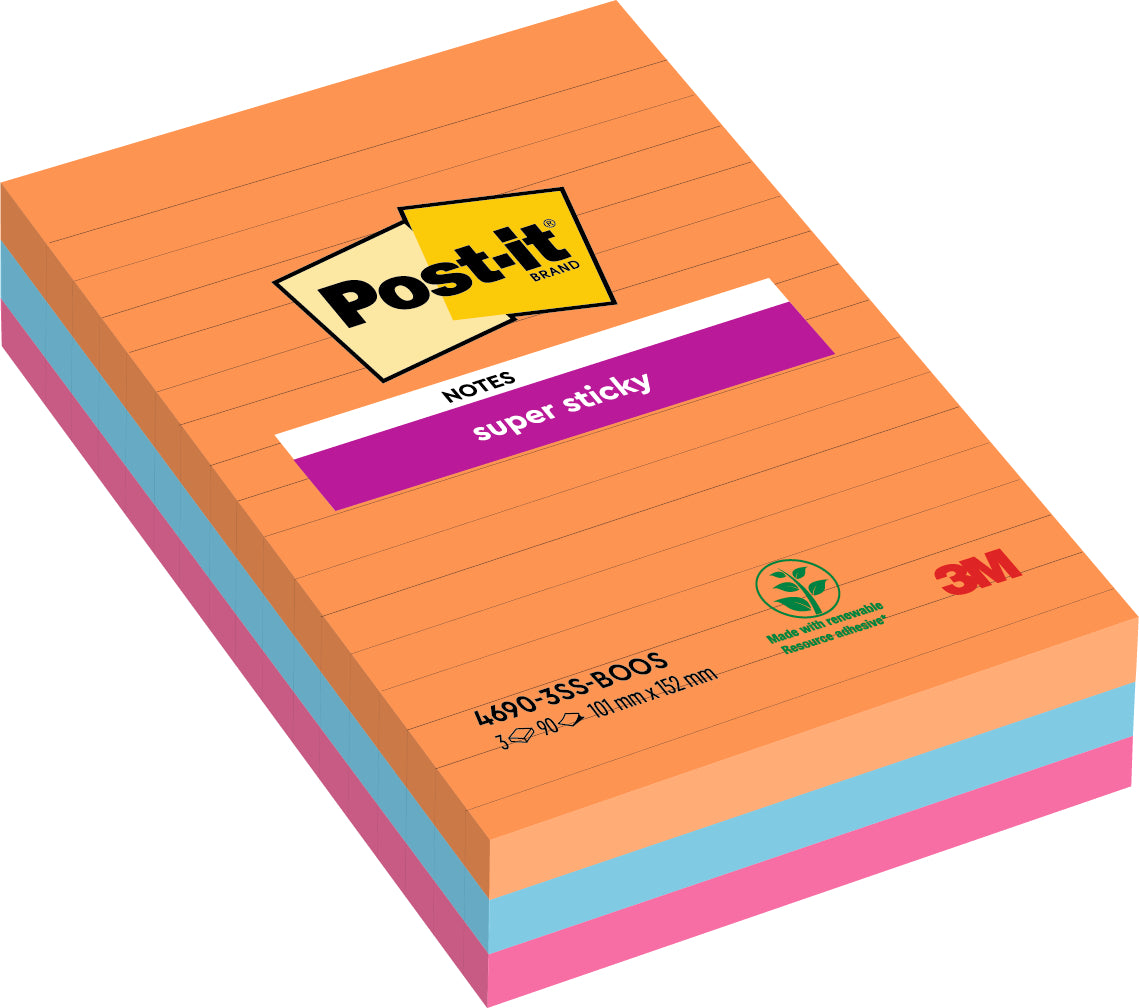 POST-IT   Super Sticky Notes   152x101mm