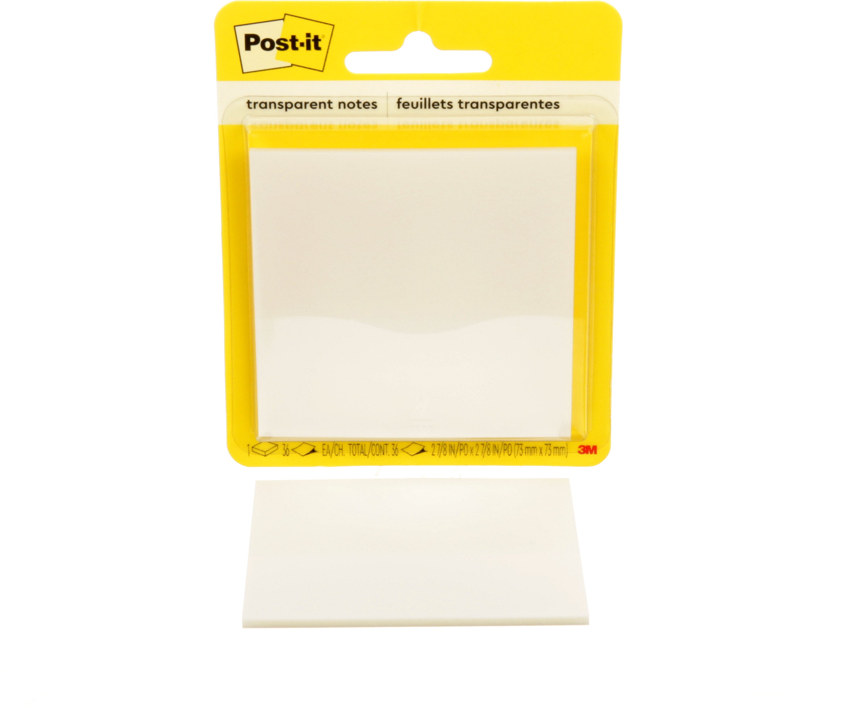 POST-IT   Bloc-notes transpar.   73x73mm