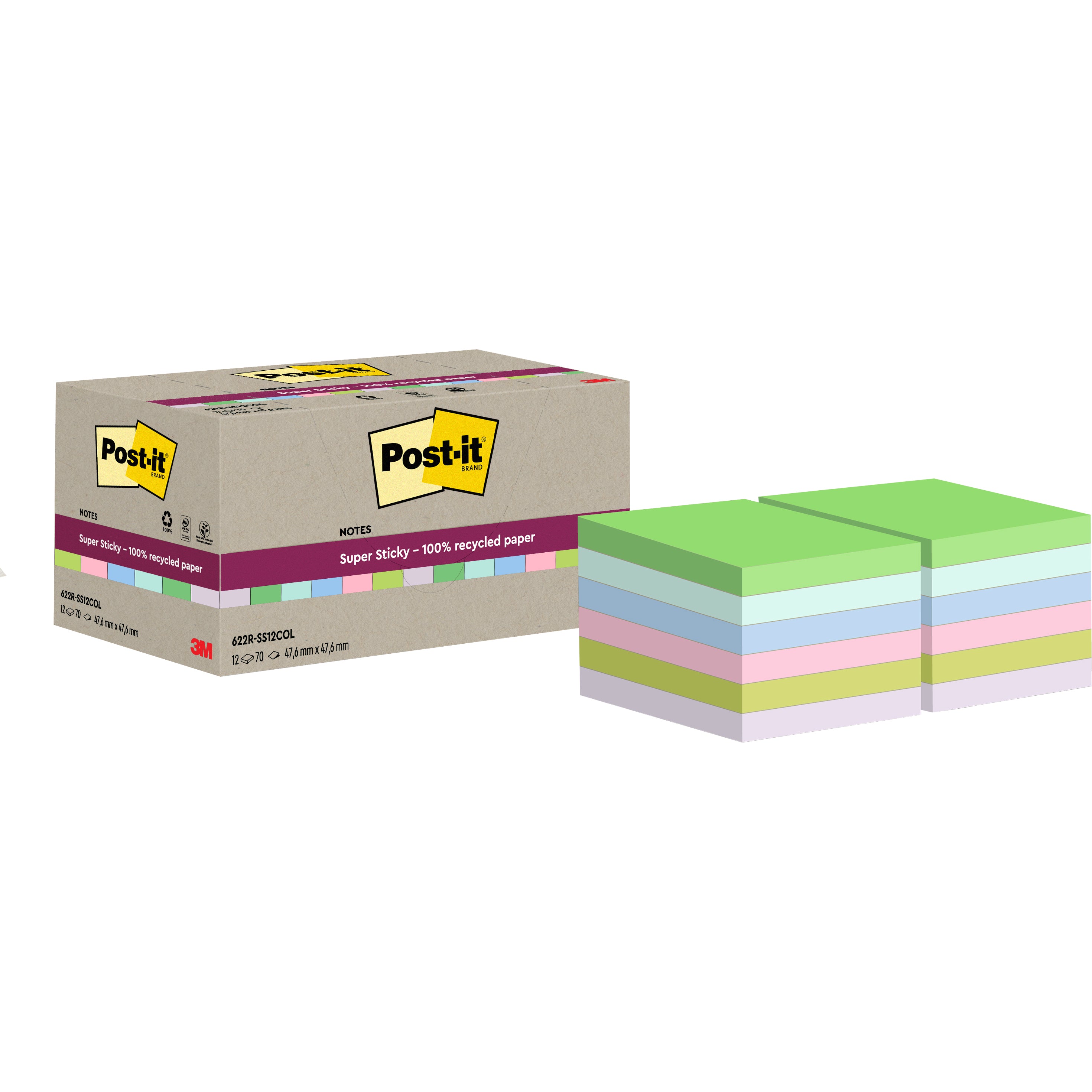 POST-IT   SuperSticky Notes  47.6x47.6mm