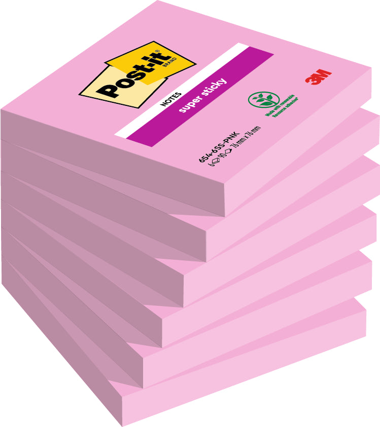 POST-IT   Bloc Super Sticky      76x76mm