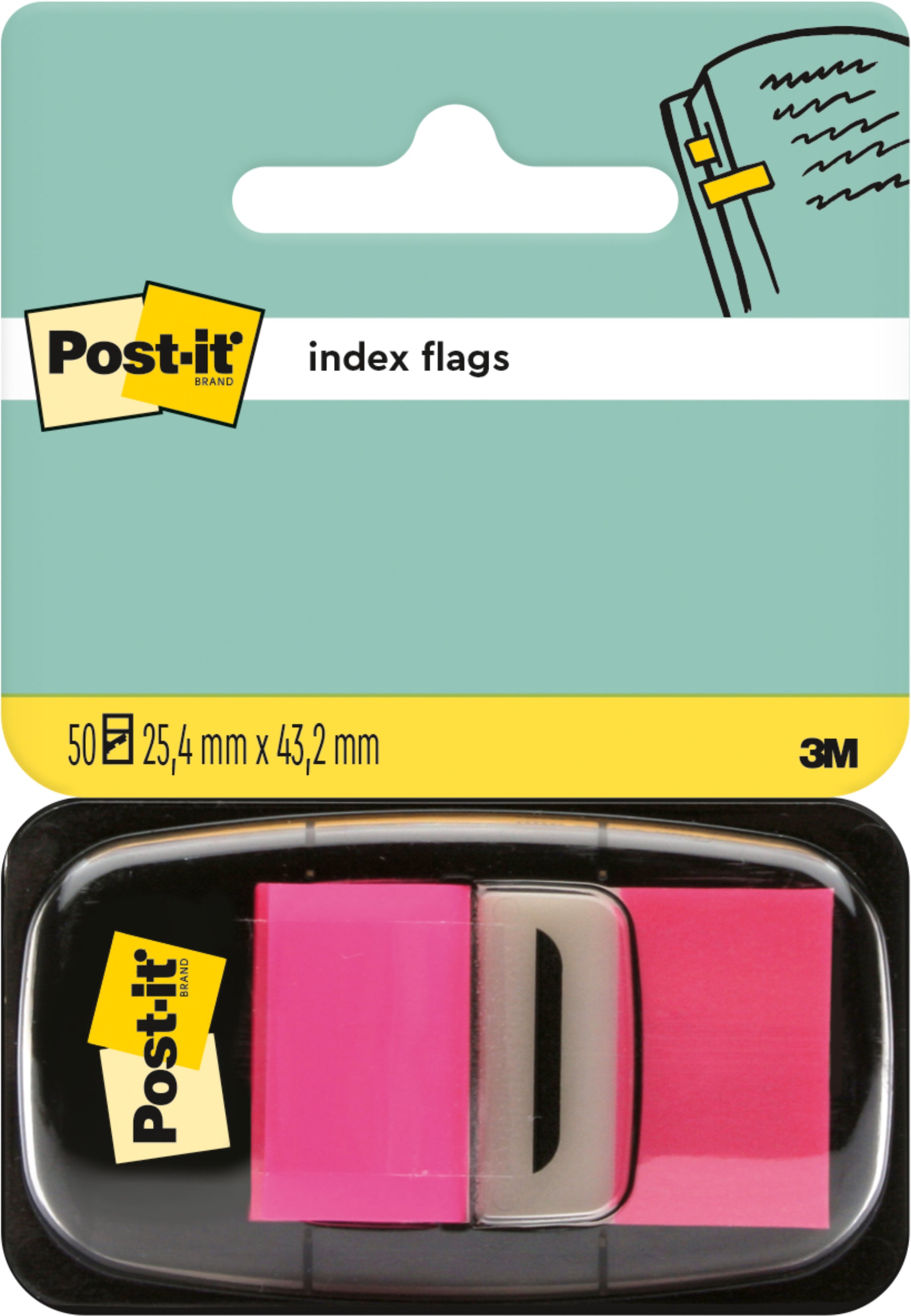 POST-IT   Index Tabs         25,4x43,2mm